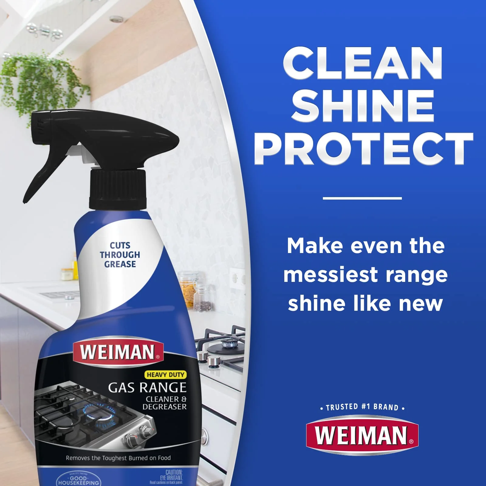 Weiman Heavy Duty Gas Range & Stove Top Cleaner and Degreaser - 2 Pack, 24 Ounces with MicroFiber Cleaning Towel - Image 7