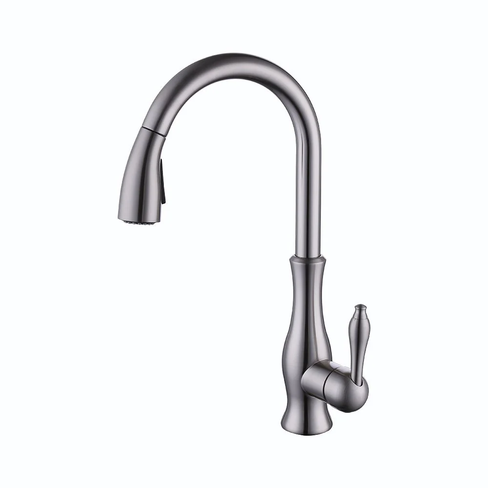 Weirun Kitchen Faucet Pull-Out Spray Head Replacement Part, Brushed Nickel - Image 2