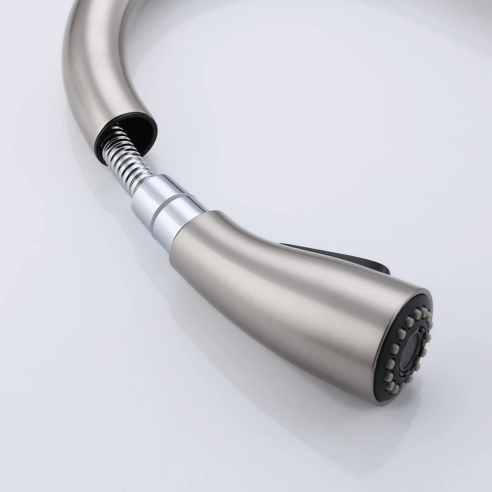 Weirun Kitchen Faucet Pull-Out Spray Head Replacement Part, Brushed Nickel - Image 3