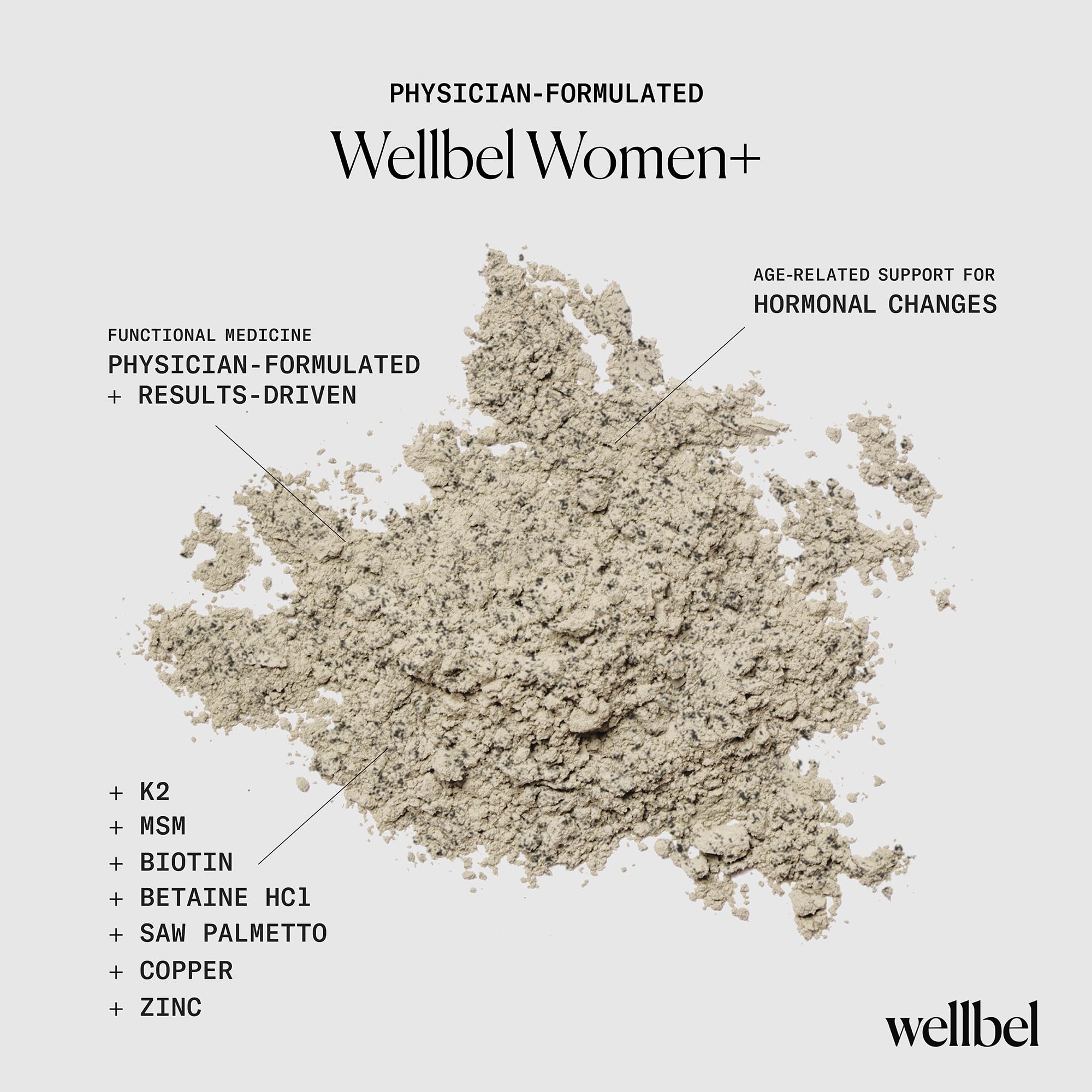 WELLBEL Women + Clean Supplement for Hair, Skin, and Nails, Vegan, Gluten Free, Non GMO 90 Count - Image 6