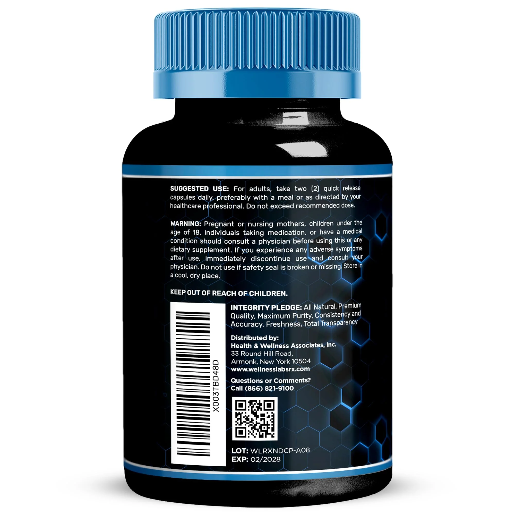 WELLNESS LABSRX Liposomal NAD Supplement, 1500mg - NAD Resveratrol Supplement for Women and Men, NAD+ Support Cellular Health, Energy & Anti Aging - 3 Pack - Image 3