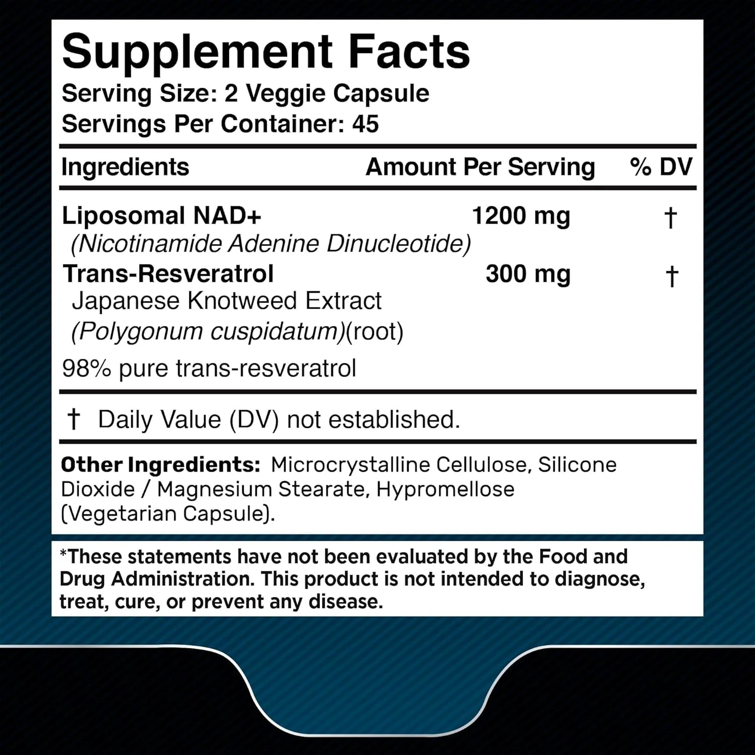 WELLNESS LABSRX Liposomal NAD Supplement, 1500mg - NAD Resveratrol Supplement for Women and Men, NAD+ Support Cellular Health, Energy & Anti Aging - 3 Pack - Image 4