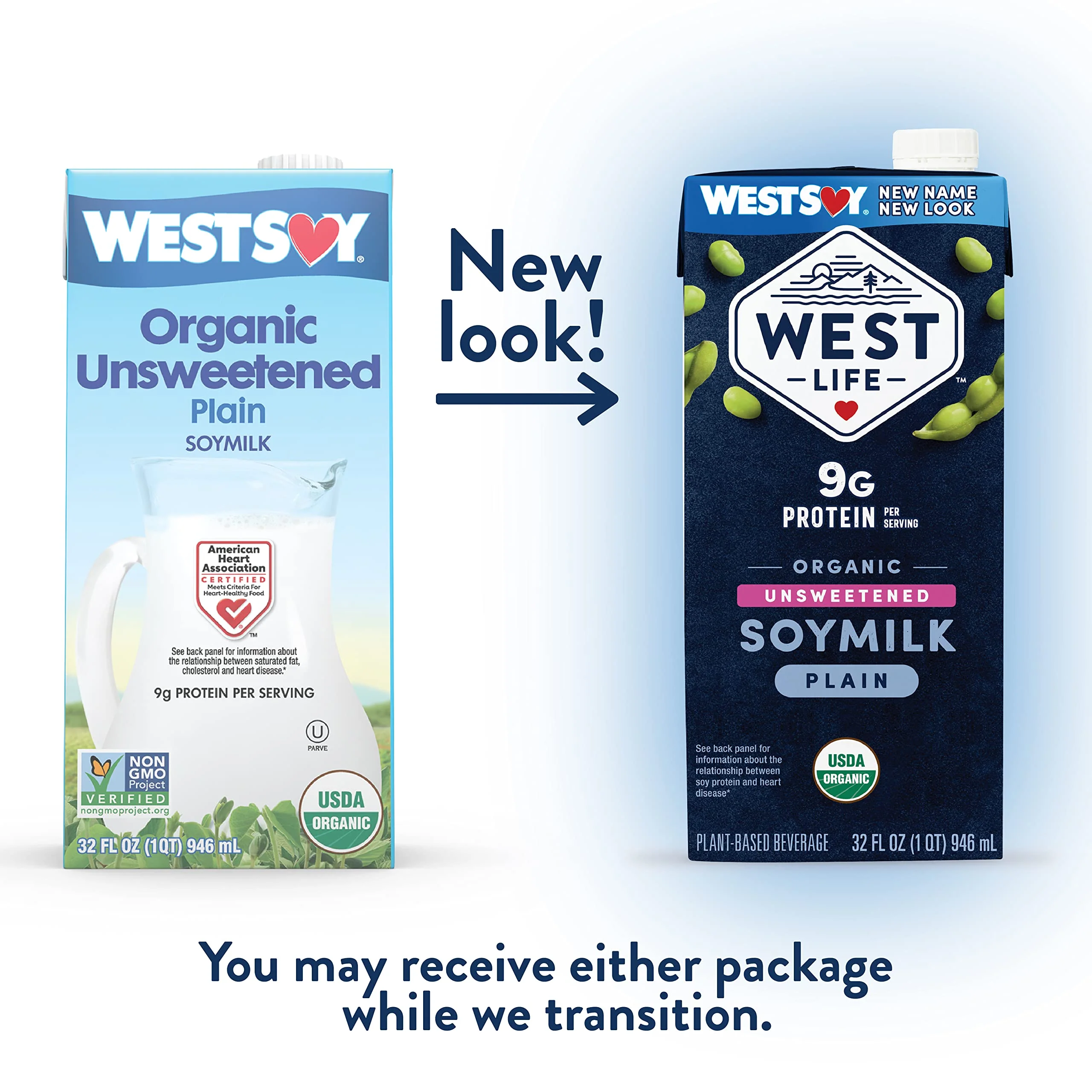 West Life Organic Soy Milk, Unsweetened Plain, Low Sugar, 9g of Protein, Vegan Dairy Alternative, Lactose-Free, Shelf Stable, 32oz (Pack of 6) - Image 7