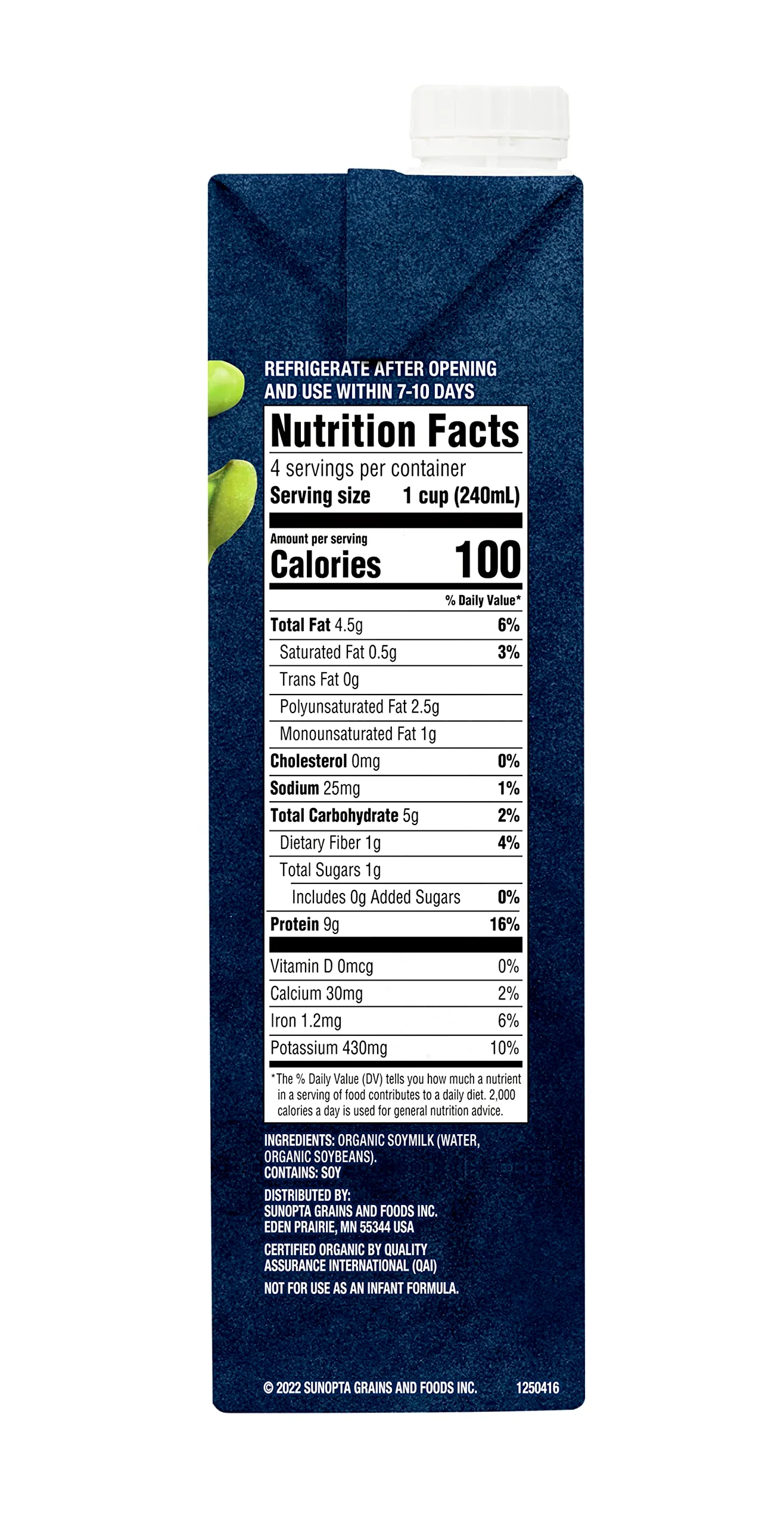 West Life Organic Soy Milk, Unsweetened Plain, Low Sugar, 9g of Protein, Vegan Dairy Alternative, Lactose-Free, Shelf Stable, 32oz (Pack of 6) - Image 8