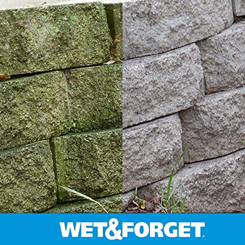 Wet & Forget No Scrub Outdoor Cleaner for Easy Removal of Mold, Mildew and Algae Stains, Bleach-Free Formula, 0.5 Gallon Concentrate - Ships to California Only, 64 Fluid Ounces - Image 2
