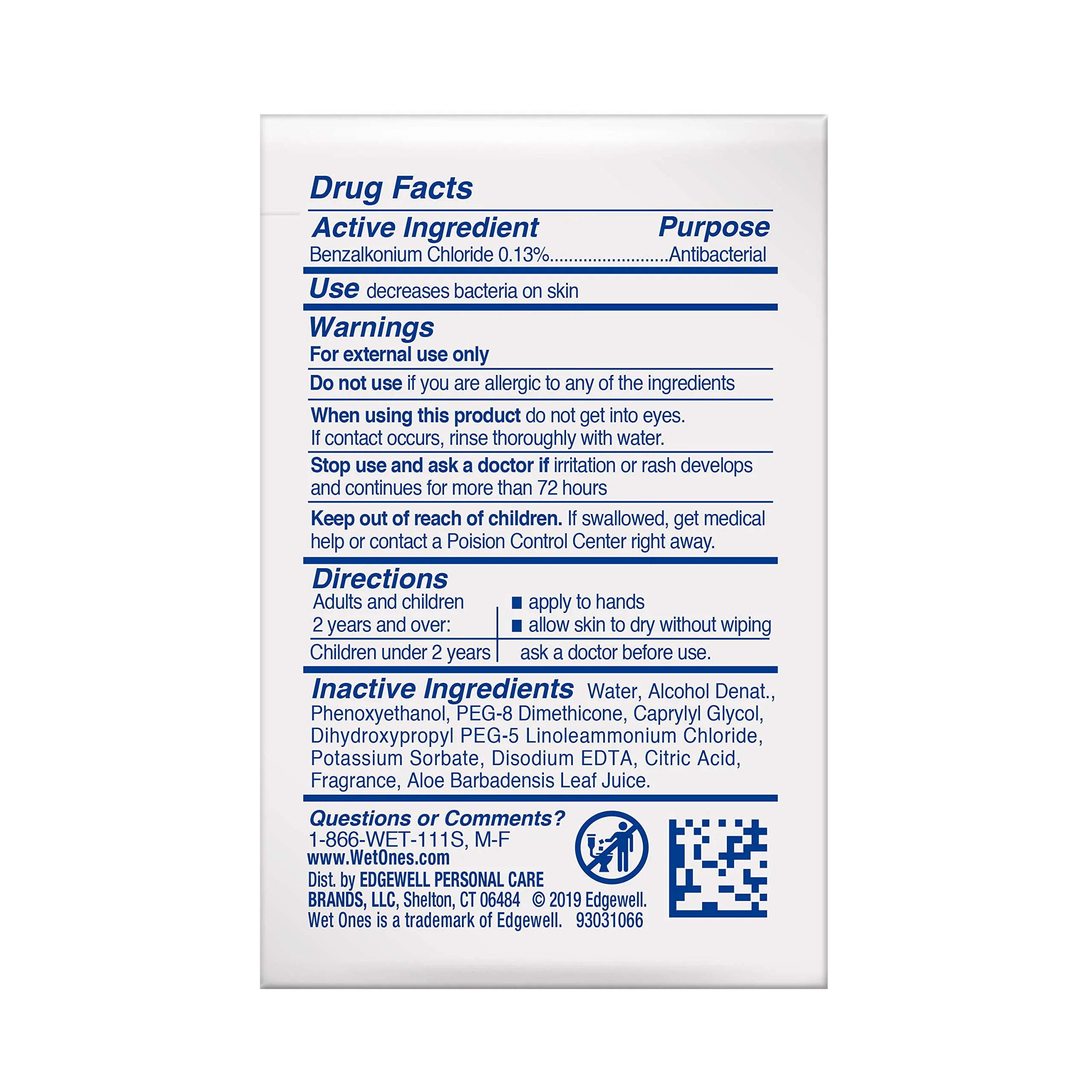 Wet Ones Antibacterial Hand Wipes Singles, Fresh Scent Wipes, Individual Wipes, Antibacterial Wipes, Hand Wipes Individually Wrapped, 24ct (6 pack) - Image 3