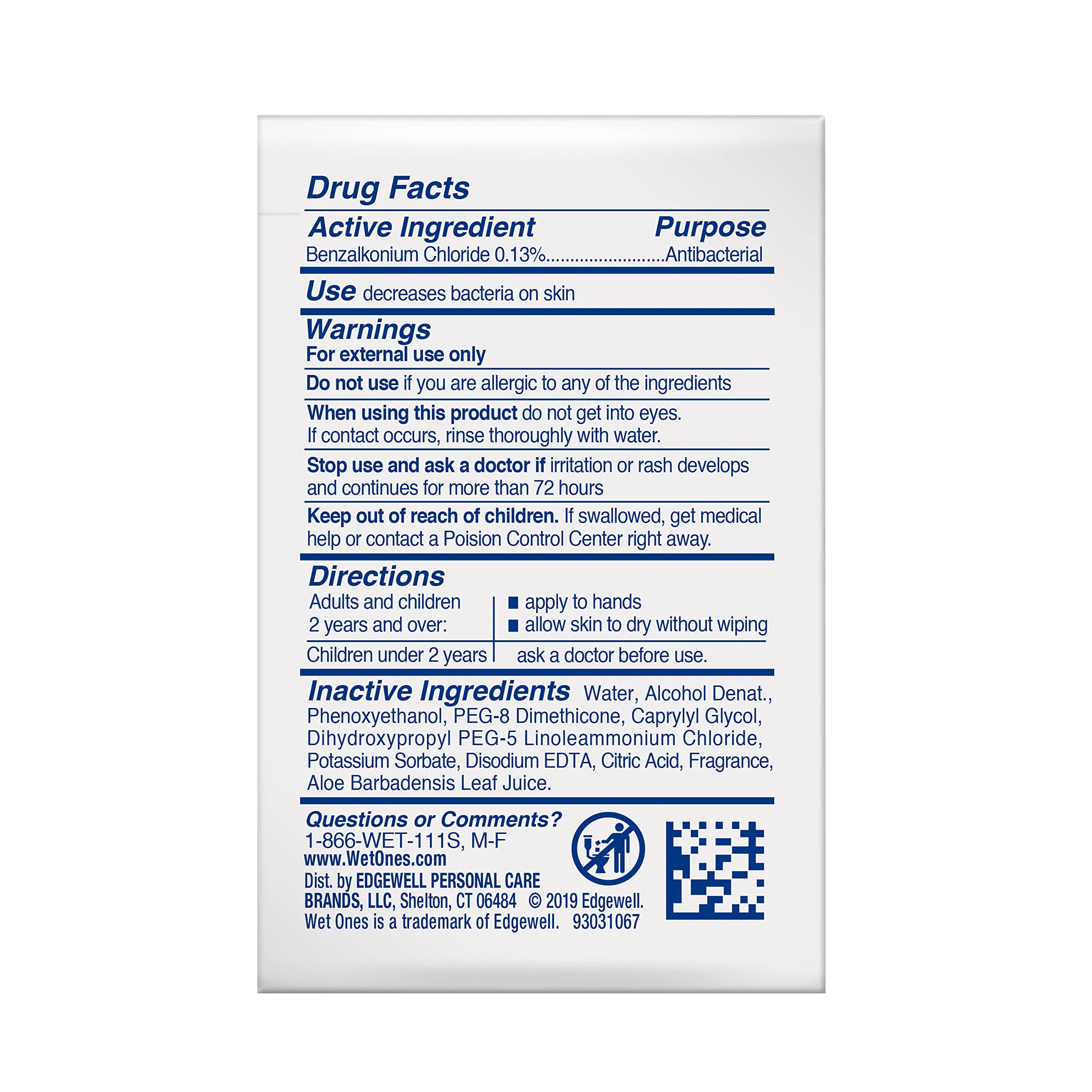 Wet Ones Antibacterial Hand Wipes Singles, Tropical Splash Wipes, Individual Wipes, Antibacterial Wipes, Hand Wipes Individually Wrapped, 24ct (6 pack) - Image 2