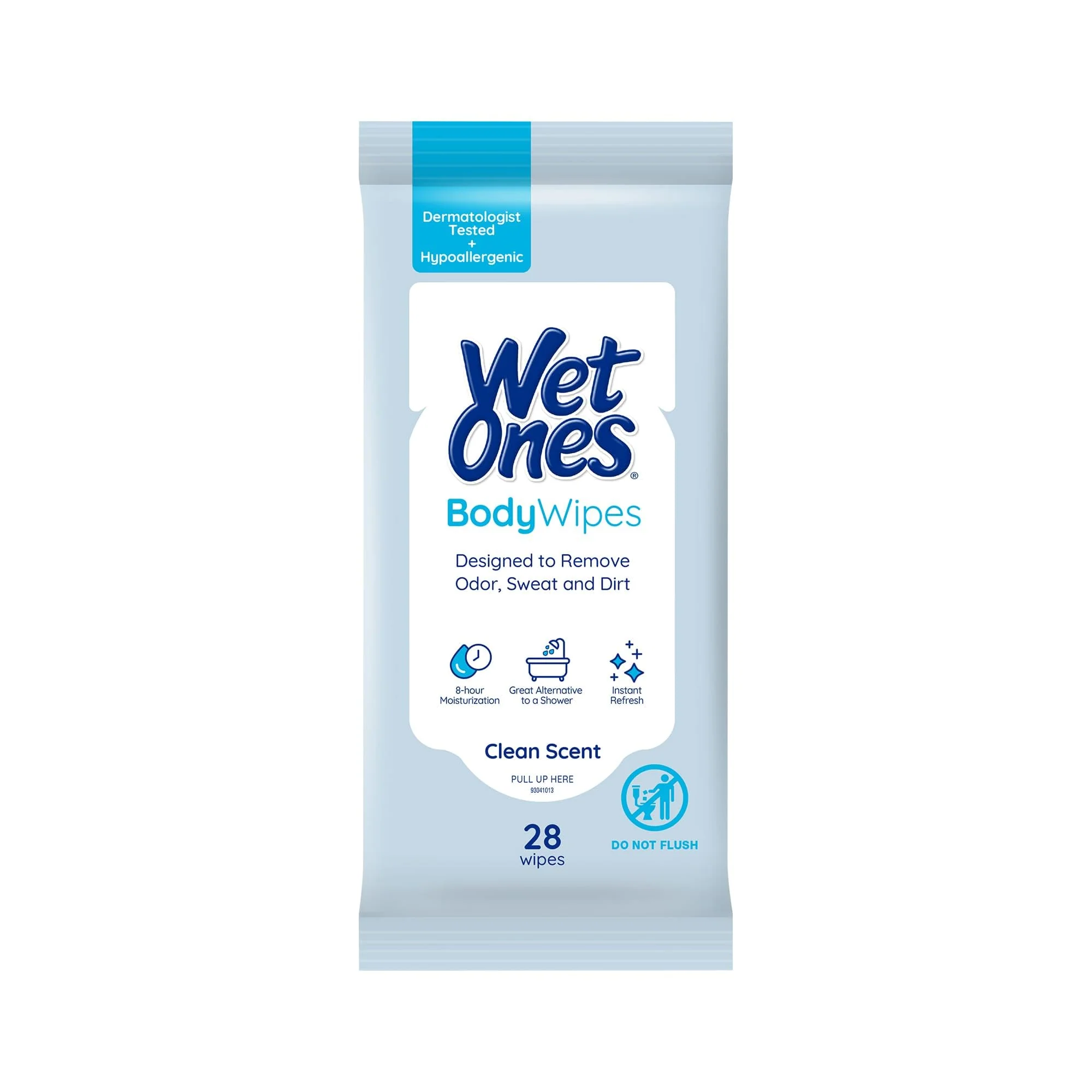 Wet Ones Body Wipes, Clean Scent Body Cleansing Wipes, Travel Size Wipes, 28ct (6 pack) - Image 8