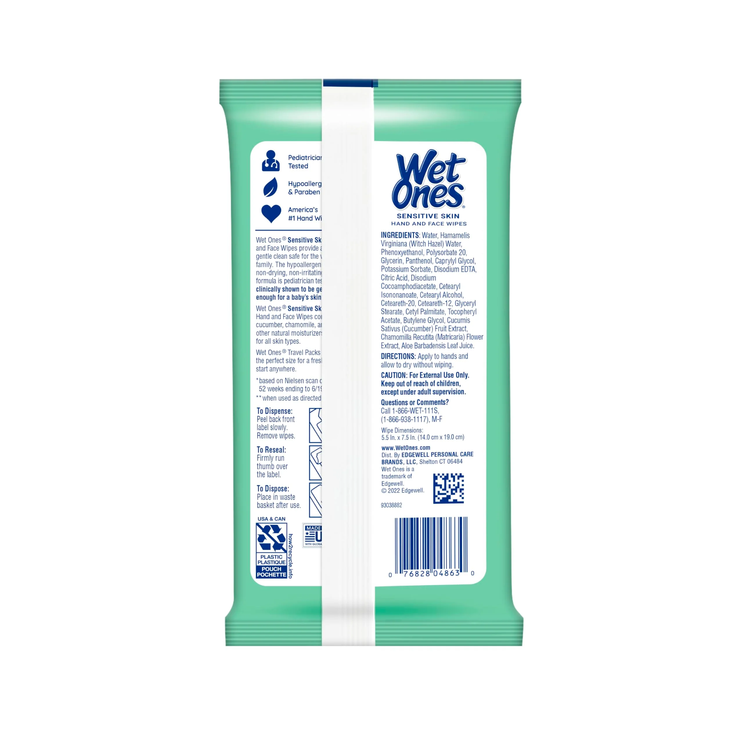 Wet Ones Hand Wipes, 20 Wipes (Pack of 10) - Image 2