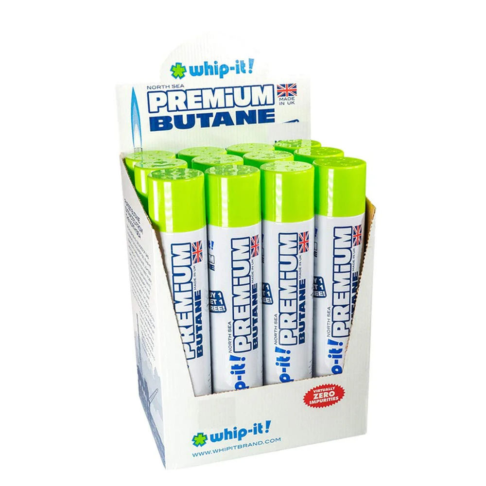 Whip-It! 420ml Whip-It Premium Butane Can (Pack of 12 Cans)