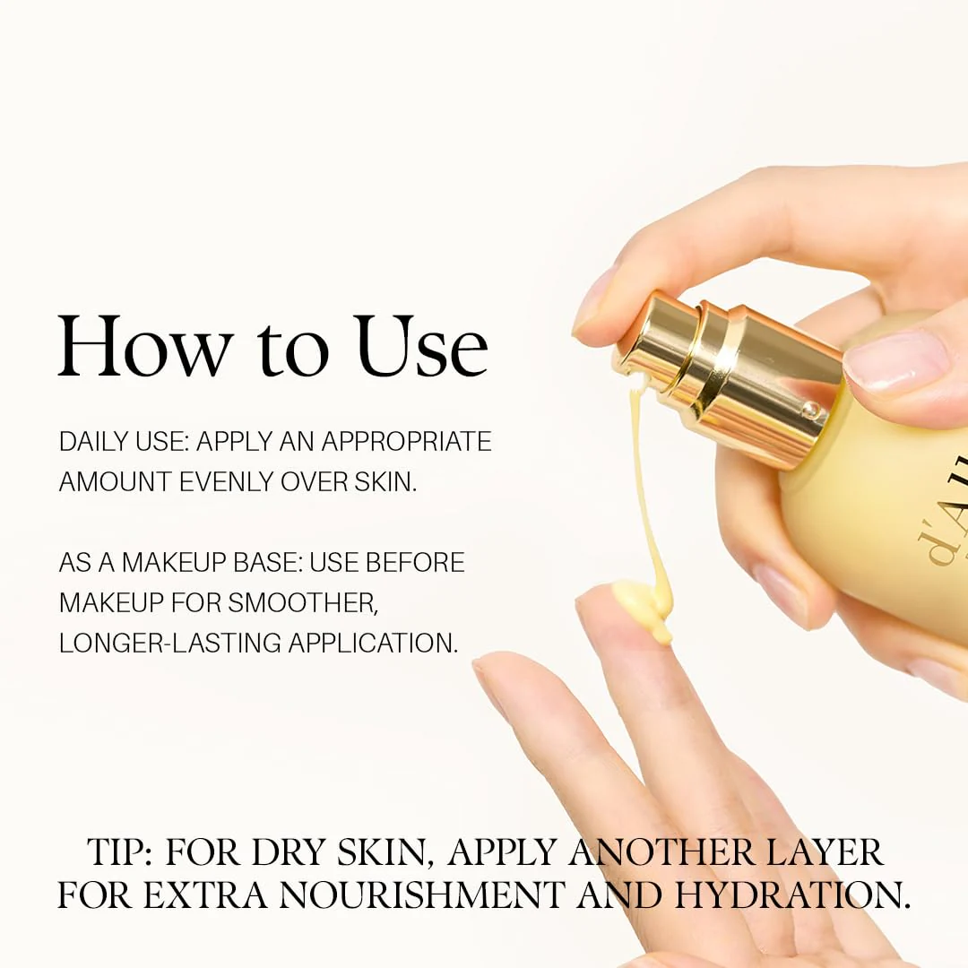 White Truffle Moisturizing Serum Lotion, Milky Lotion, Lightweight, Deep Hydration, Face Moisturizer, Glass Skin (3.38 fl oz.) - Image 2