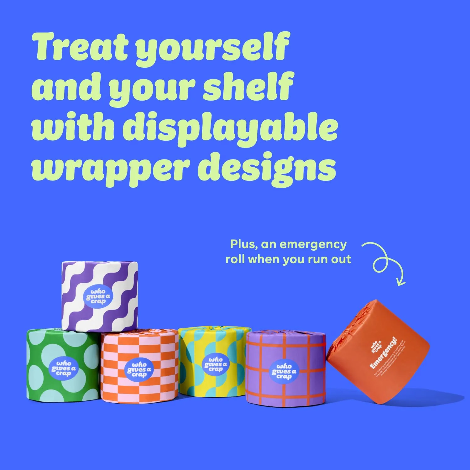 Who Gives A Crap | 100% Recycled Toilet Paper, 16 Rolls, 330 Sheets, Soft & Strong, Virgin Tree Free, Bulk Toilet Paper - Image 3