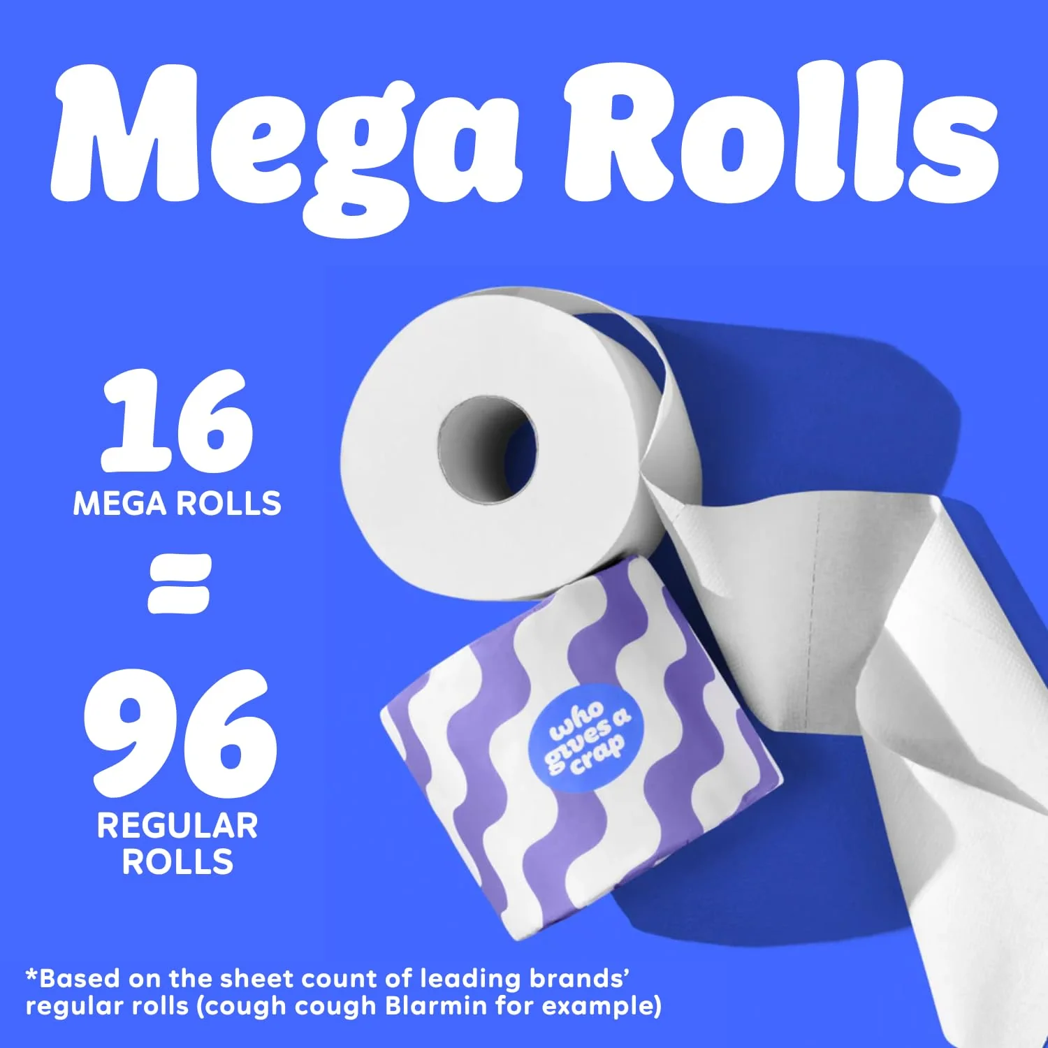 Who Gives A Crap | 100% Recycled Toilet Paper, 16 Rolls, 330 Sheets, Soft & Strong, Virgin Tree Free, Bulk Toilet Paper - Image 8