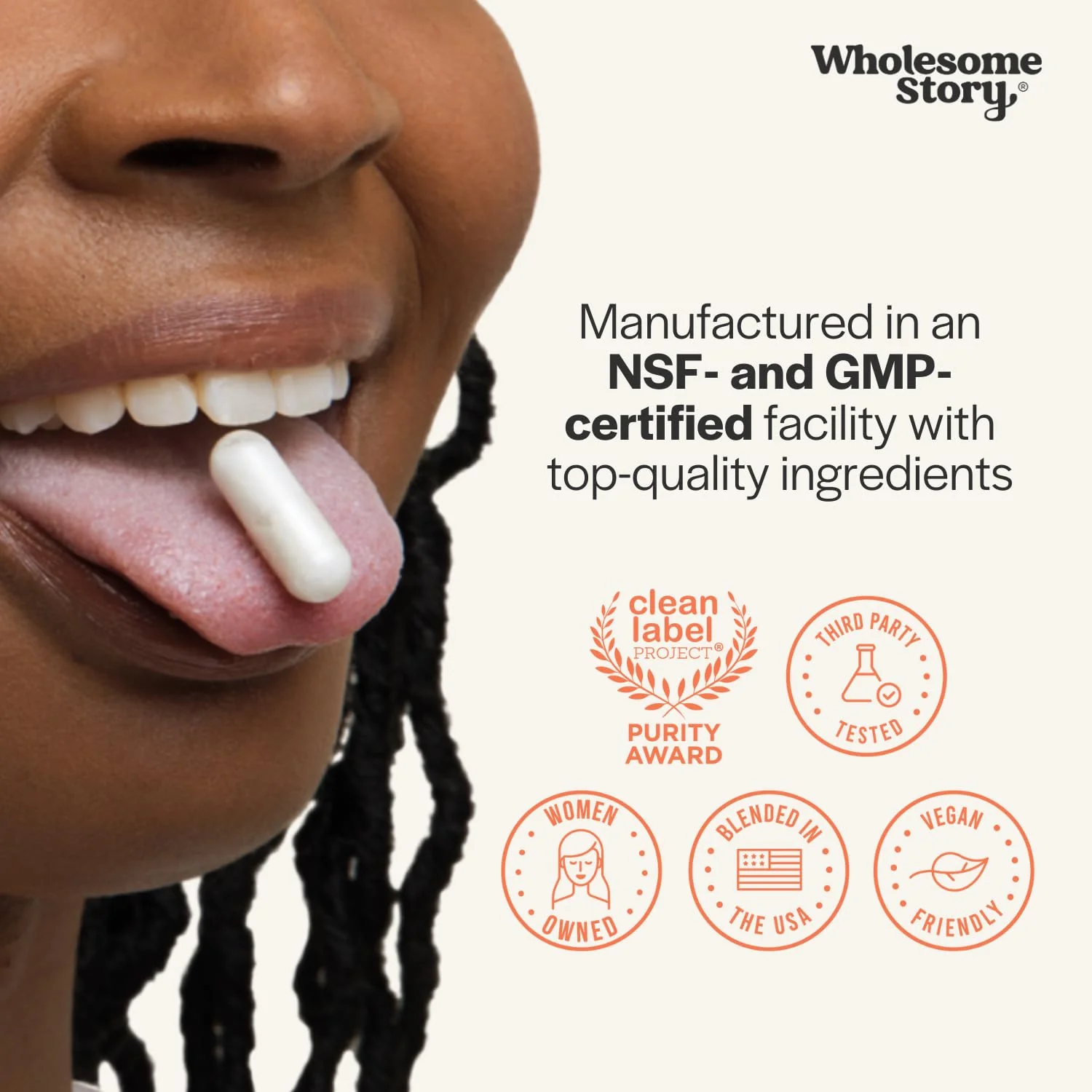 Wholesome Story Myo-Inositol Supplement | Inositol Powder Capsules | Myoinositol | 2000mg Per Serving | 500mg Per Capsule | Male and Female Fertility Supplement | Vitamin B8 | 120 Capsules - Image 4