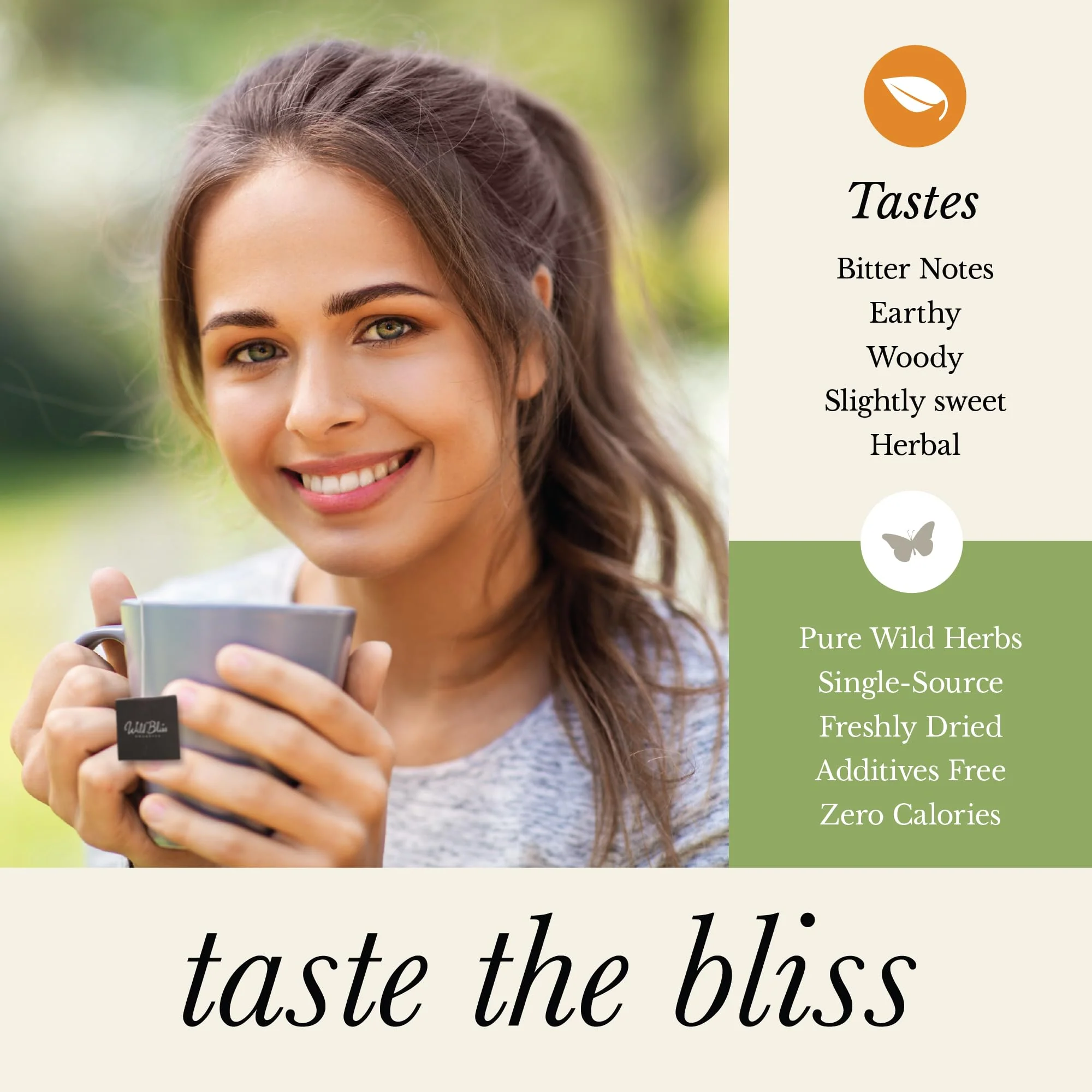 Wild Bliss Organic Wild Raw Dandelion Root Tea - Pharmacopoeia Quality Caffeine Free Herbal Detox Support - 75 Plant Based Tea Bags - Image 6