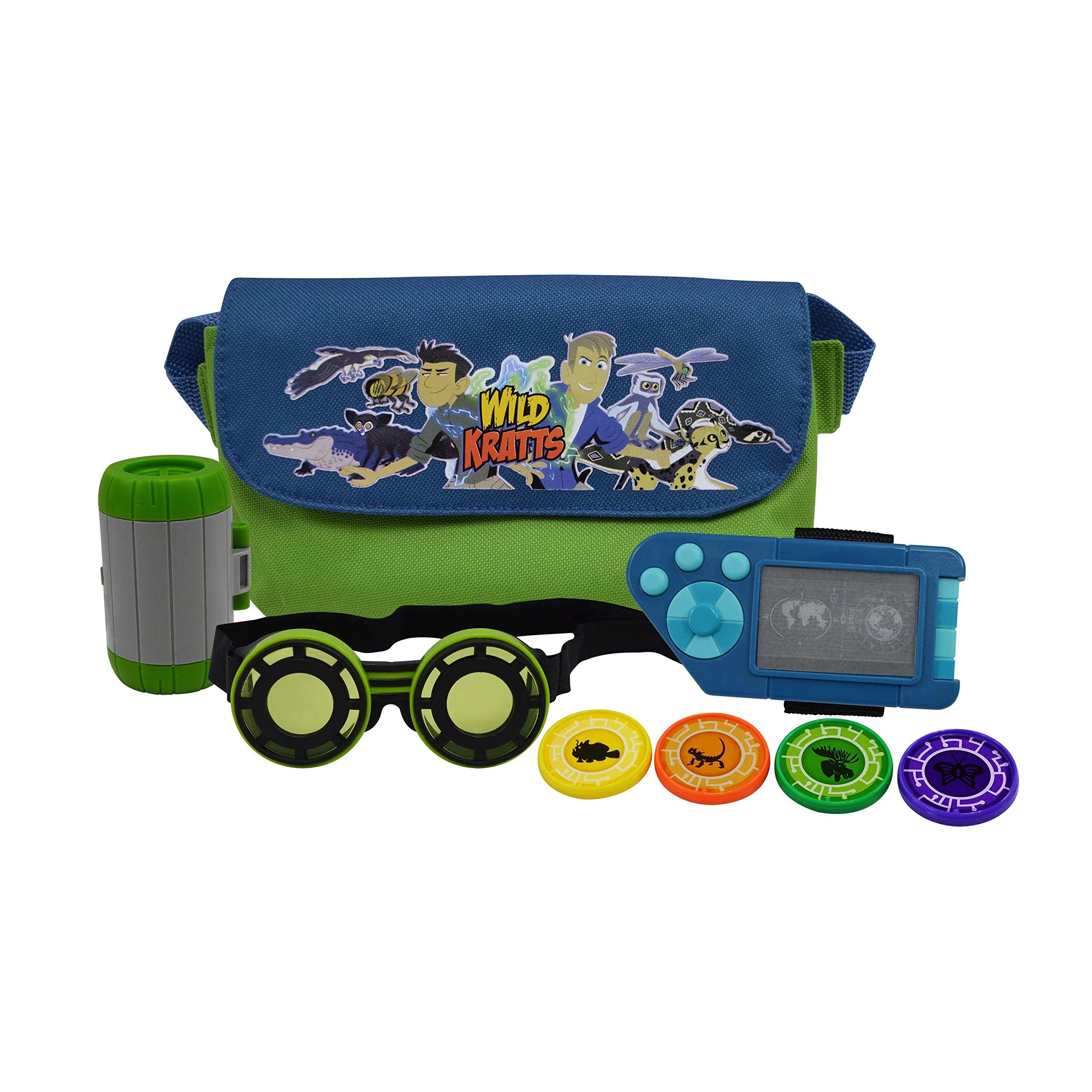 Wild Kratts Adventure Playset - 8pc Set Includes Goggles, Creature Pod, 4 Power Discs & More, Pretend Play & Costume Dress Up Accessories, Officially Licensed Toys for Children, Gift for Kids - Image 6