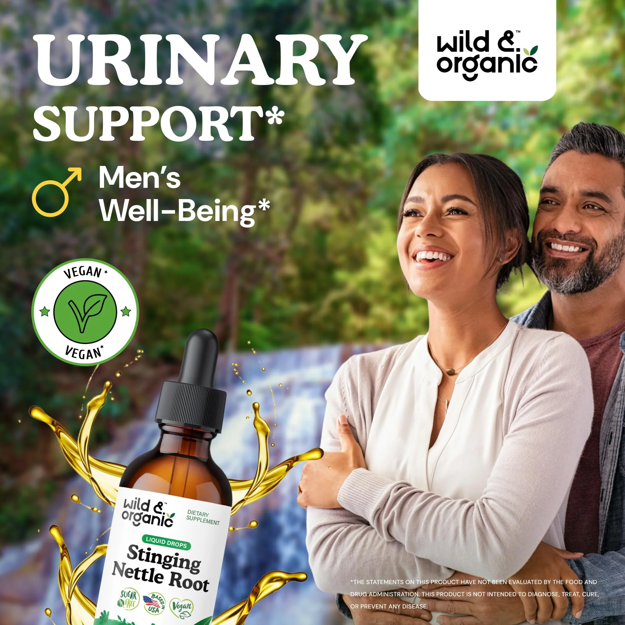 Wild & Organic Stinging Nettle Root Drops - Stinging Nettle Extract Tincture for Men & Women - Liquid Urtica Dioica Supplement - Vegan, Sugar & Alcohol-Free - 2 fl oz - Image 9