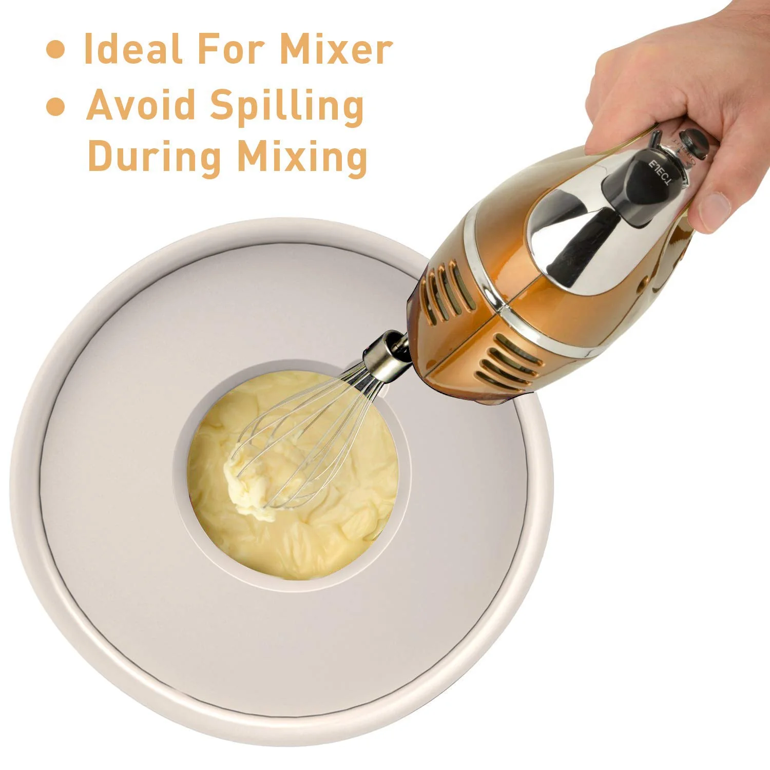 Wildone Mixing Bowls with Airtight Lids Set, 5PCS Stainless Steel Khaki Nesting Bowls for Kitchen, with Grater Attachments & Non-Slip Bottoms, Size 5, 3, 2, 1.5, 0.63 QT, Great for Mixing & Serving - Image 5
