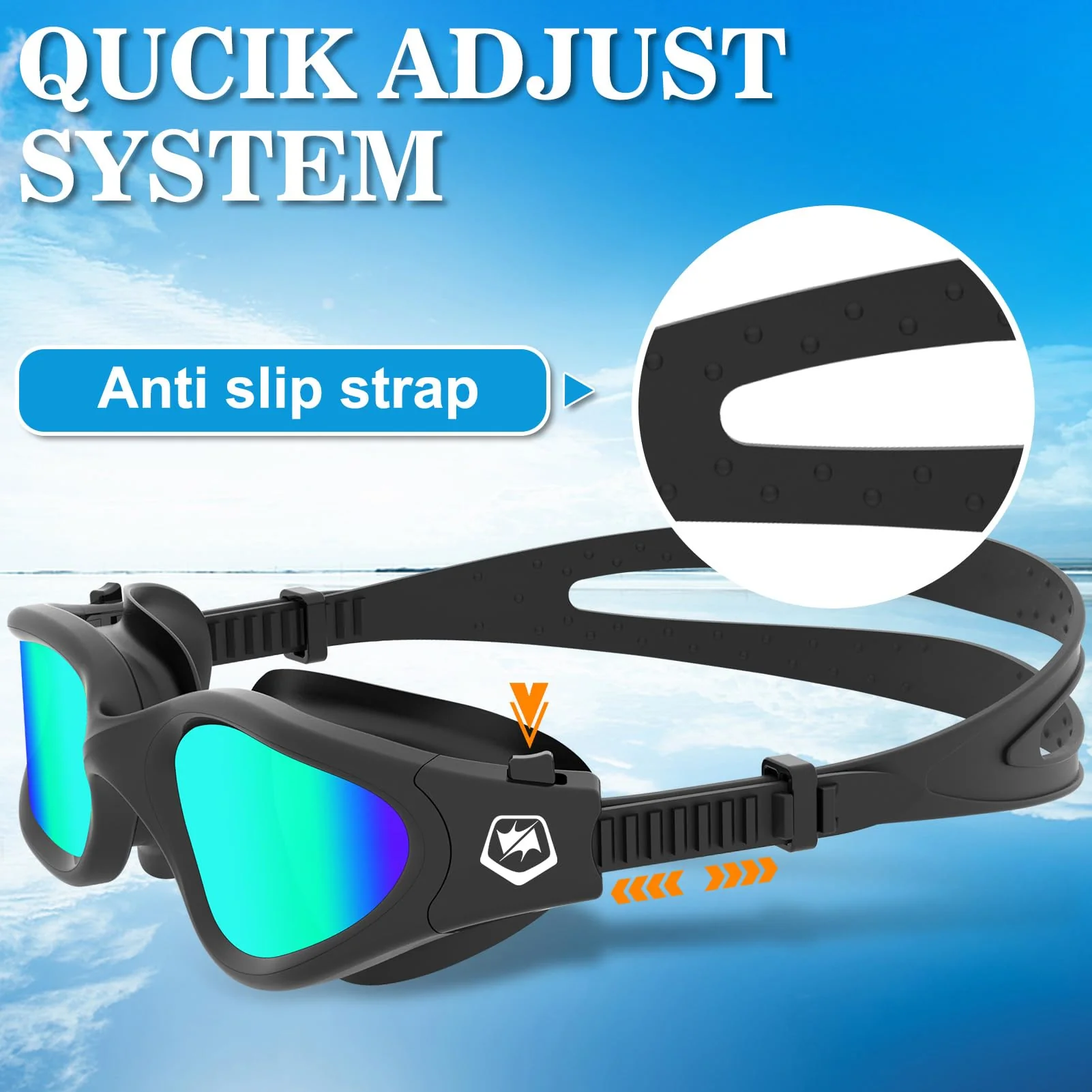 WIN.MAX Swimming Goggles Swim Pool Goggles Anti Fog Anti UV No Leakage Clear Vision for Men Women Adults Teenagers - Image 6
