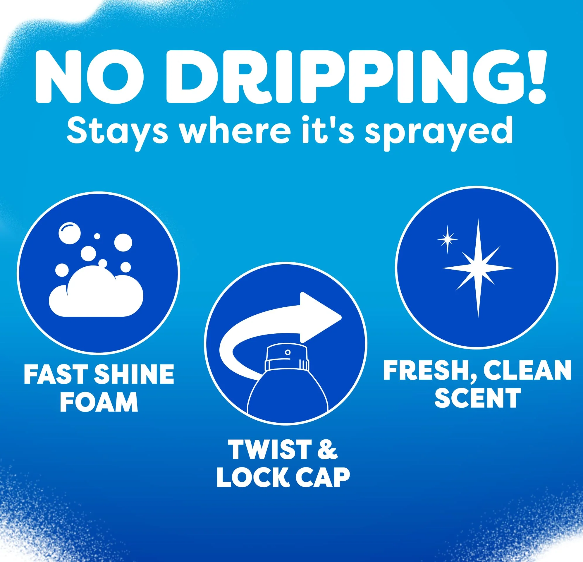 Windex Fast Shine Foam Glass Cleaner, No-Drip Windows, Doors, Mirrors & Countertops Aerosol Cleaning Spray, Streak-Free Shine, Removes Fingerprints, Dust, Dirt, Grime & More 19 oz (Pack of 1) - Image 5