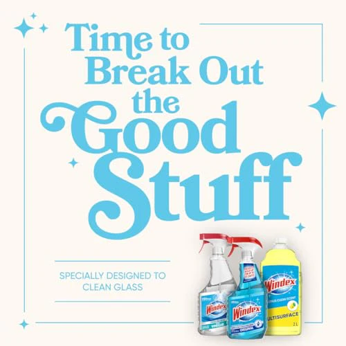 Windex Refill Original Blue Glass and Window Cleaner Bottles + 1 Reusable Spray Trigger, Surface Cleaning Spray, Original Blue Scent, 32 Fl Oz (Pack of 3) - Image 8