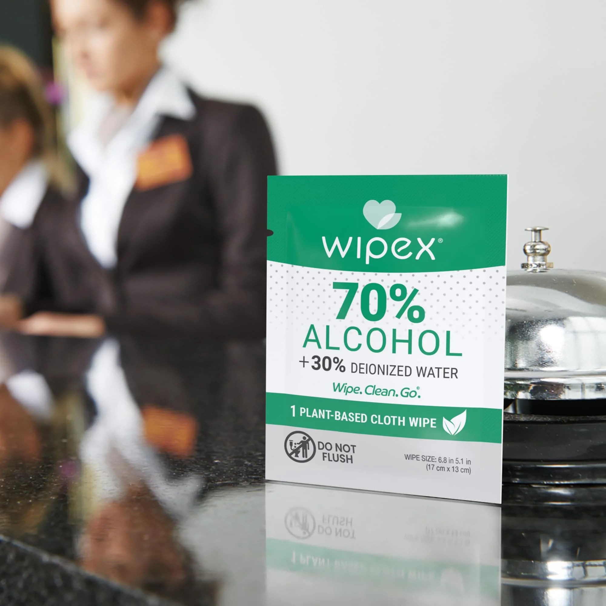 Wipex 70% Isopropyl Alcohol Wipes - Individually Wrapped Sachets, Electronic & Tech Wipes in Dispensing Box, 100 Count (Pack of 1) - Image 5