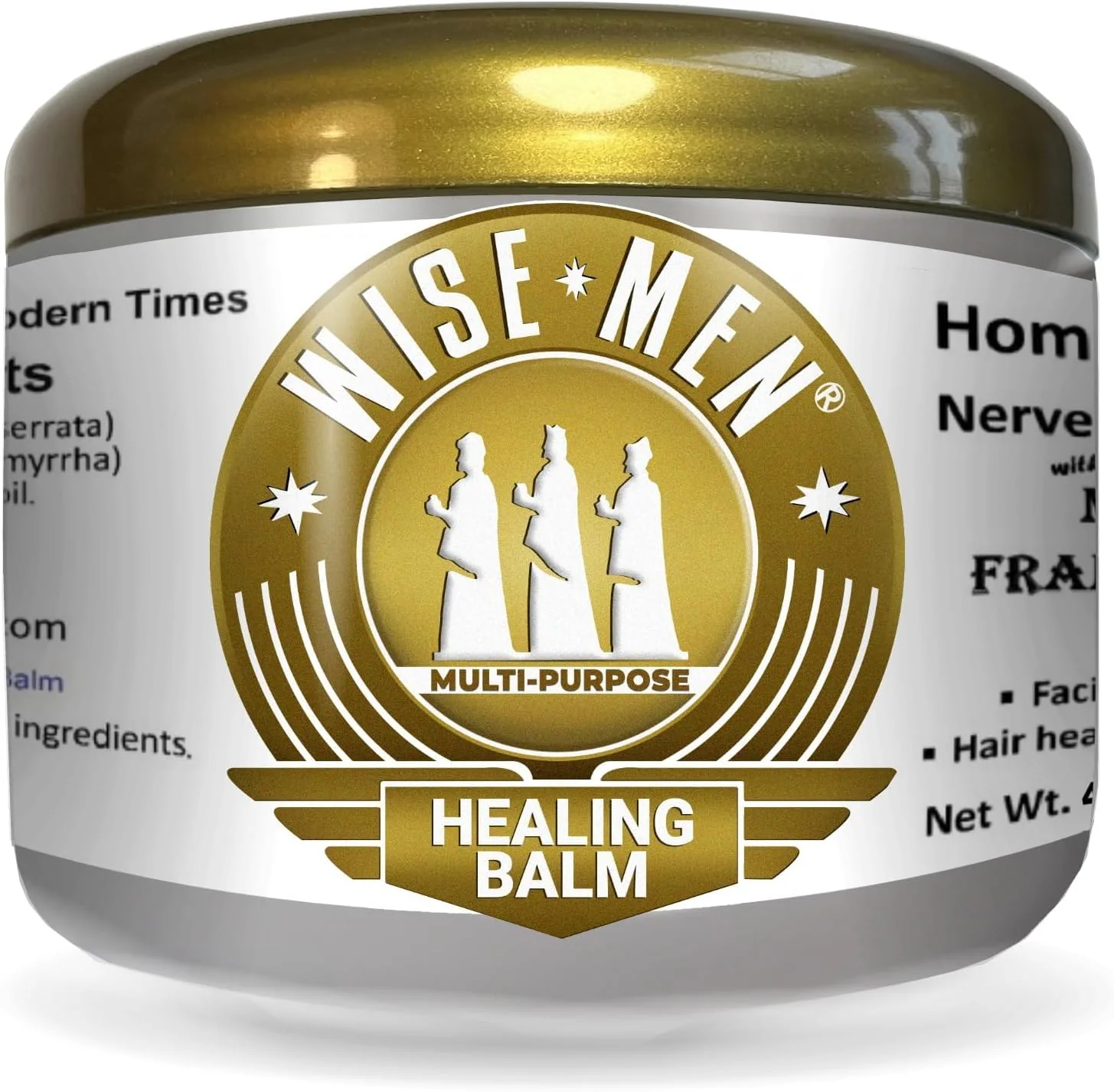 Wise Men Healing Balm with Myrrh and Frankincense Essential Oils for Soothing Nerve Relief Massage - Image 2
