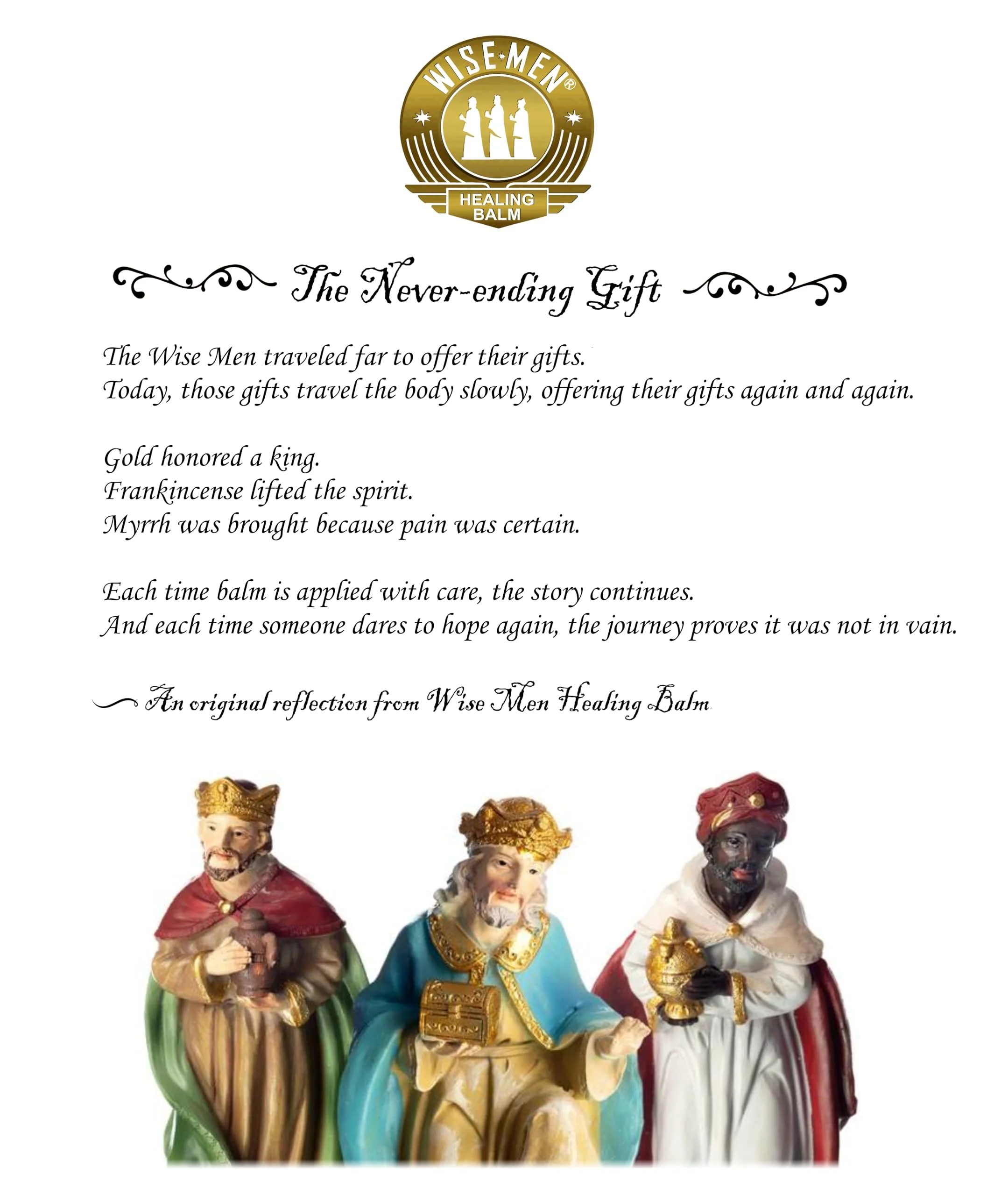 Wise Men Healing Balm with Myrrh and Frankincense Essential Oils for Soothing Nerve Relief Massage - Image 5