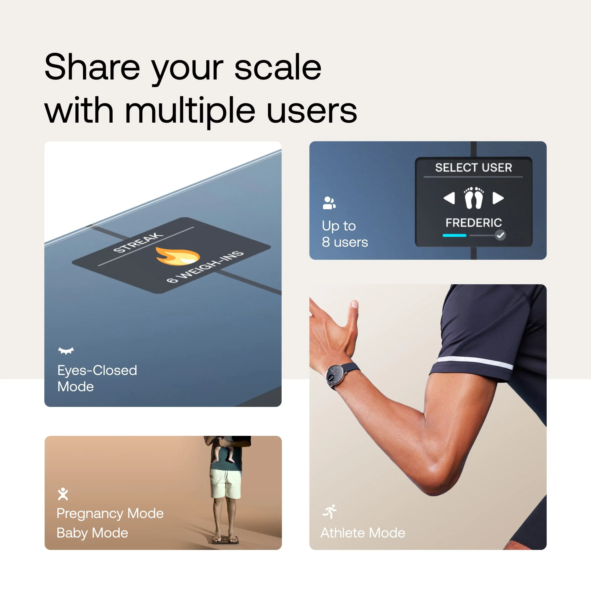 WITHINGS Body Smart - Accurate Scale for Body Weight and Fat Percentage, Body Composition Scales Wi-Fi and Bluetooth Weight Scale, Apple Health / Google Fit Compatible, Digital Bathroom Scale - Image 2