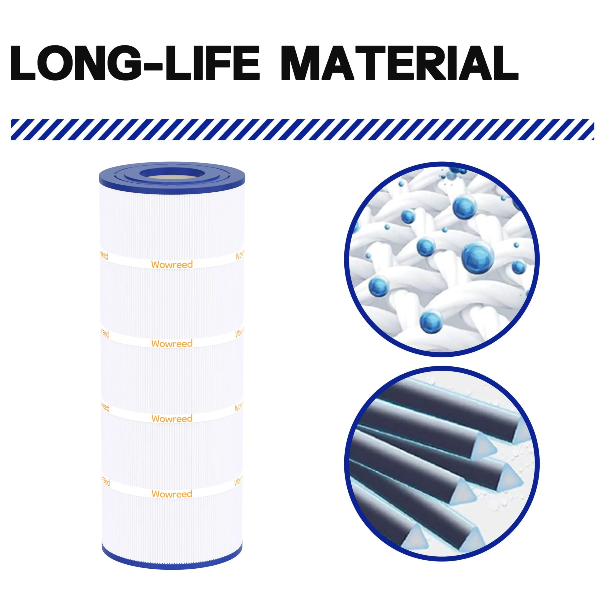 Wowreed Pool Filter Cartridge Compatible with Jandy cs150, PXST150, X-Stream 150, CCX1500RE, CC1500RE, C-8316, FC-1286, 150 sq. ft, 1 Pack - Image 5