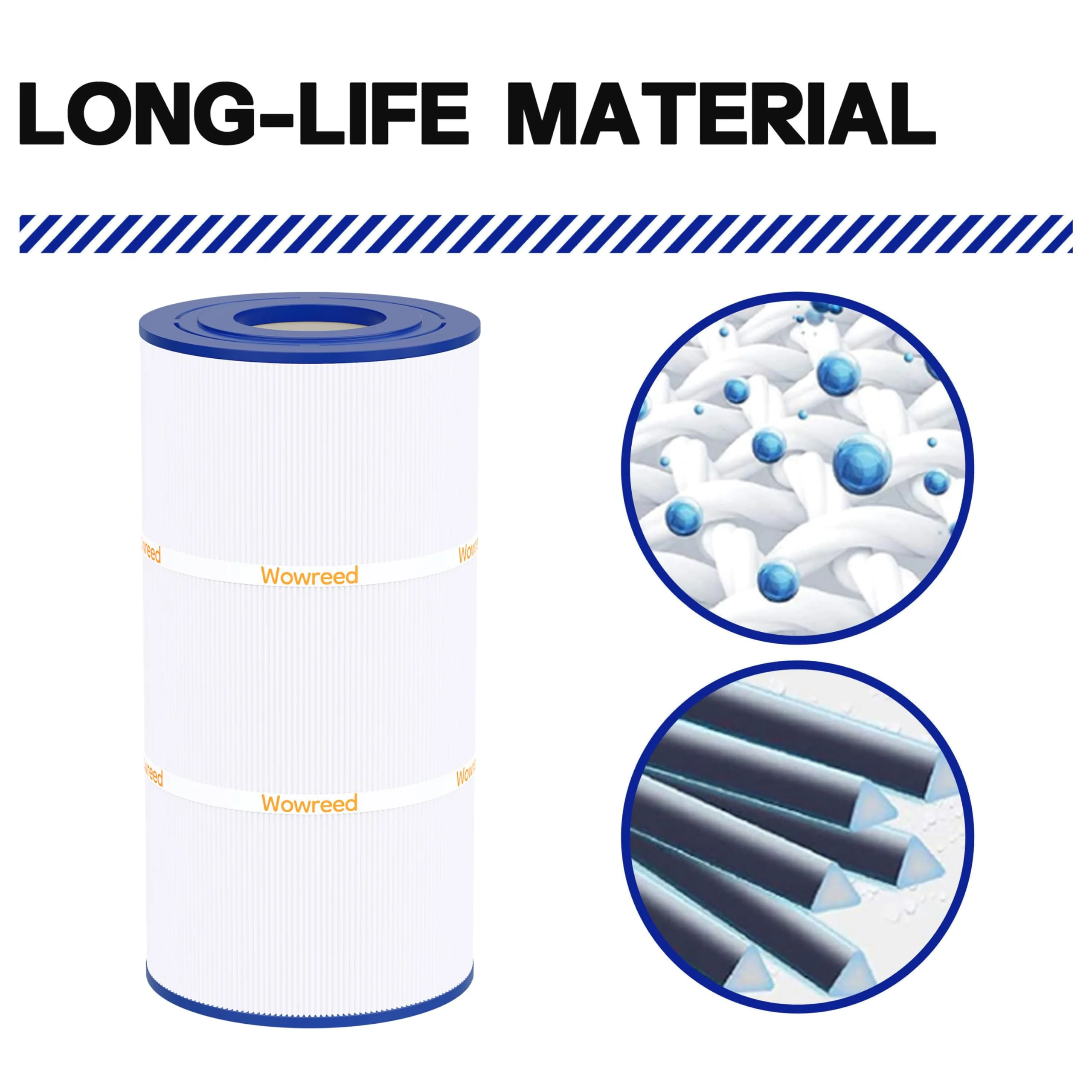 Wowreed Pool Filter CX900RE Compatible with CX900RE, C900, PA90, C-8409, FC-1292, Pro Clean 100, PXC95, 25230-0095S, 90 sq.ft, 1 Pack - Image 5