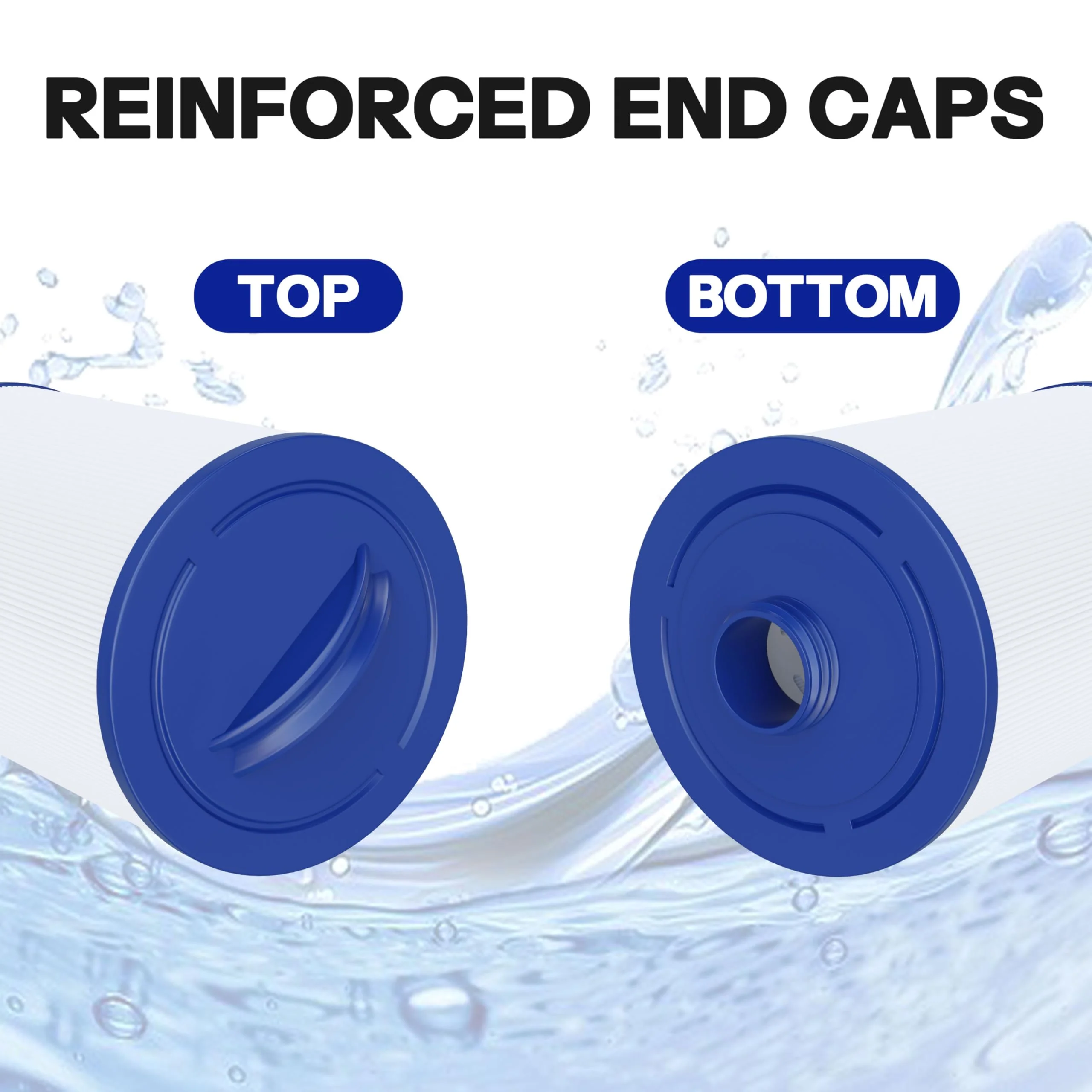 Wowreed Spa Filter Compatible with 6CH-940, PWW50P3 (1.5" SAE Coarse Thread), FC-0359, 03FIL1400, 817-0050, 2 Pack - Image 6