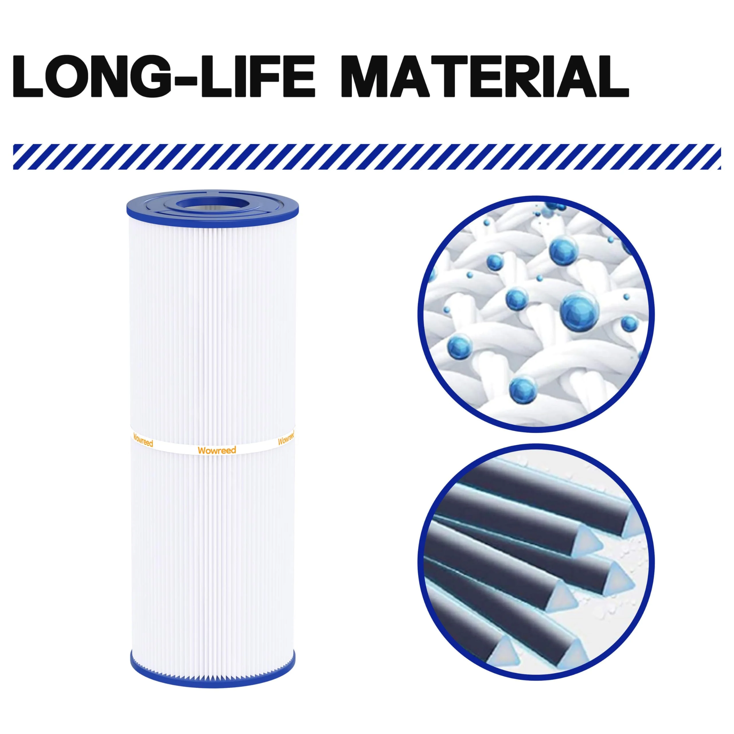 Wowreed Spa Filter Compatible with C-4326, FC-2375, PRB25-IN, 303909, M-4326, 8172500, R173429, 5X13 Drop in hot tub Filter, 2 Pack - Image 5