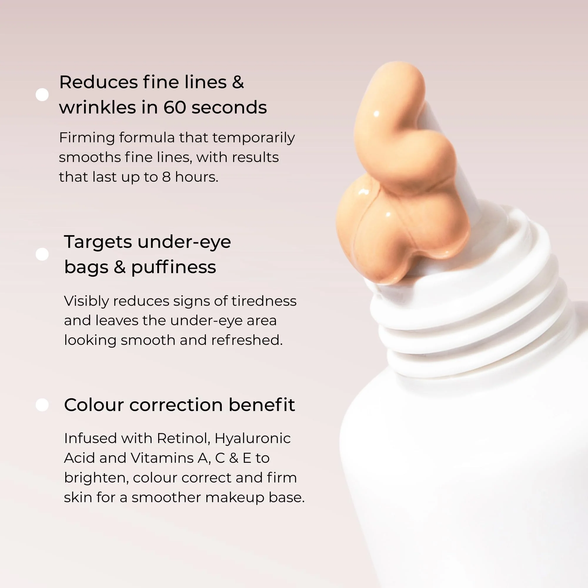 WUNDER2 Wunderlift Instant Eye Tightening Serum, Temporary Firming & Lifting Treatment in 60 Seconds, Reduces Under-Eye Bags, Dark Circles, Puffiness, Anti-aging Fine Lines - Image 3