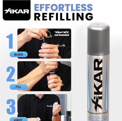Xikar PUROFINE Premium Butane Fuel Refill (100ml) 0 Impurities - Ultra Refined, Food Grade, Culinary Butane Refill for Torch & Lighter - Jet Flame Lighter Fuel & Kitchen Torch Refills (2 Pack/1.9oz) - Image 6