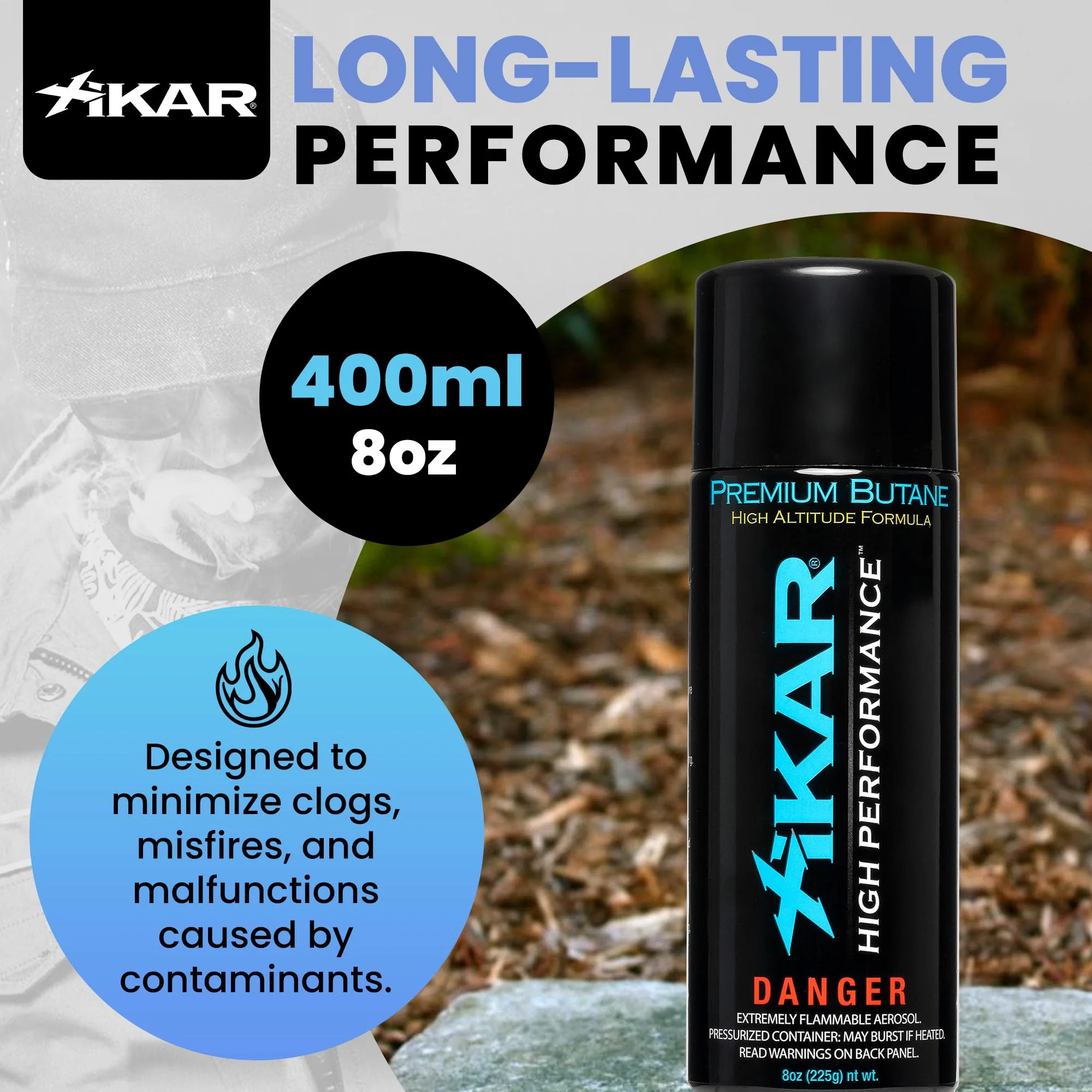 XIKAR PUROFINE Premium Butane Fuel Refill (400ml) 0 Impurities - Ultra Refined, Food Grade, Culinary Butane Refill for Torch & Lighter - Jet Flame Lighter Fuel & Kitchen Torch Refills (4 Pack/8oz) - Image 2