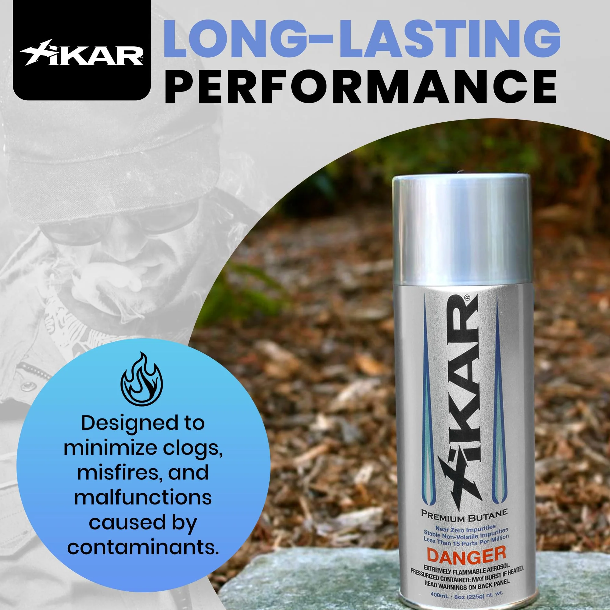 XIKAR PUROFINE Premium Butane Fuel Refill (400ml) 0 Impurities - Ultra Refined, Food Grade, Culinary Butane Refill for Torch & Lighter - Jet Flame Lighter Fuel & Kitchen Torch Refills (4 Pack/8oz) - Image 2