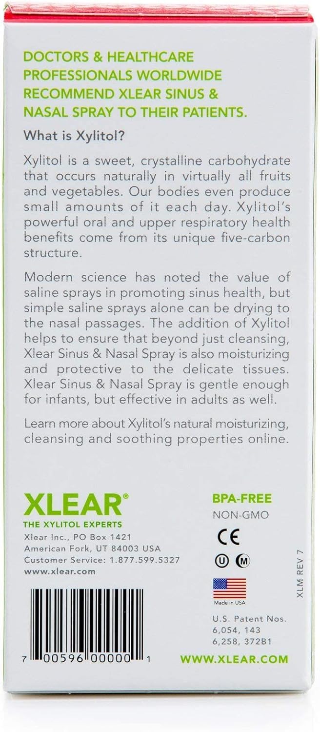 Xlear Natural Nasal Spray with Xylitol, 1.5 fl oz (Pack of 1) - Image 3
