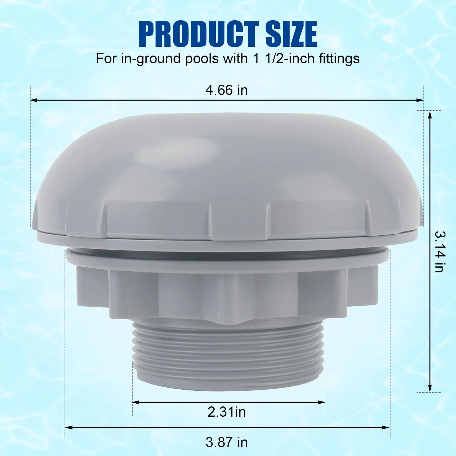 XT Pool Inlet Strainer P6H1317 Inlet Valve Attachment for Intex and for Coleman Pools - Image 5