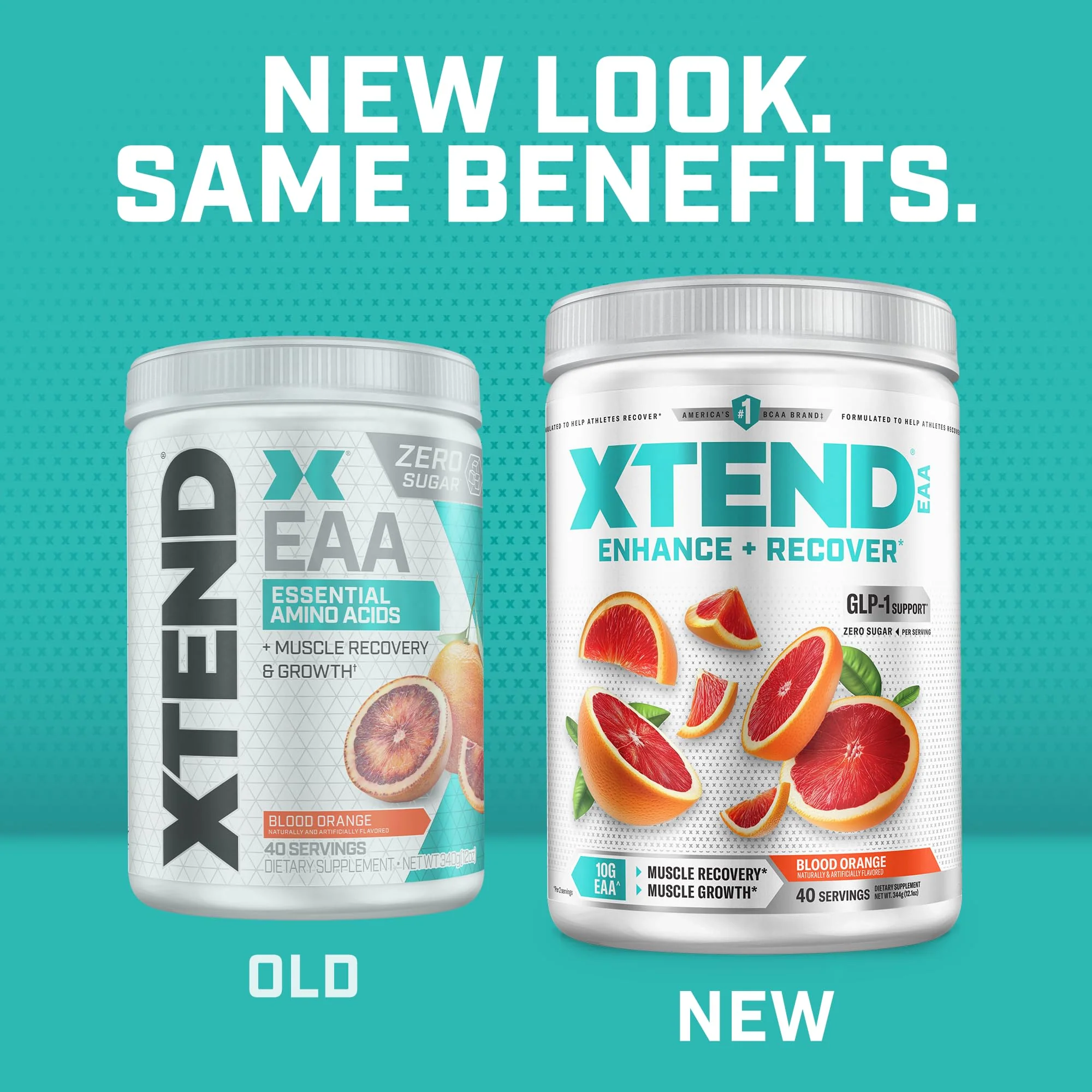 Xtend EAA + BCAA Powder for Muscle Recovery & Lean Muscle Growth, 9 Essential Amino Acids for Intra Workout or Post Workout Recovery, 10g EAAs Per 2 Servings, Blood Orange 40 Servings - Image 3