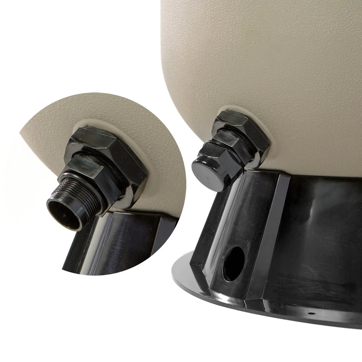XtremepowerUS 19" Above Inground Swimming Pool Sand Filter System 7-Way Multi-Port Valve Pool Filter up to 24,000 Gallons with Stand - Image 3