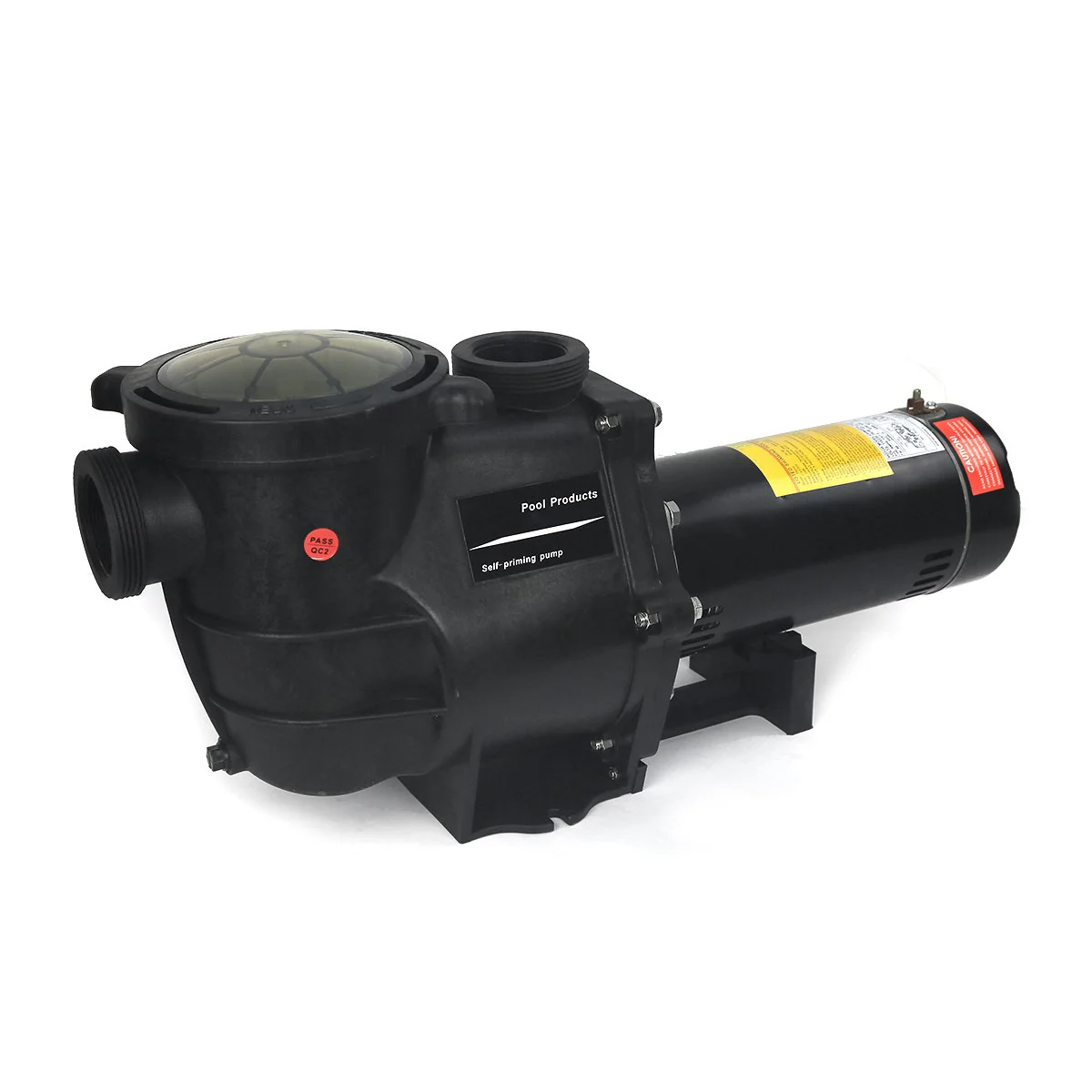 XtremepowerUS 2HP In-Ground Swimming Pool Pump Dual Speed High Flow 2" Inlet 230V High Flo 2-Speed w/ Slip-On Fitting Adapter, 5,820 GPH with Filter Basket - Image 2