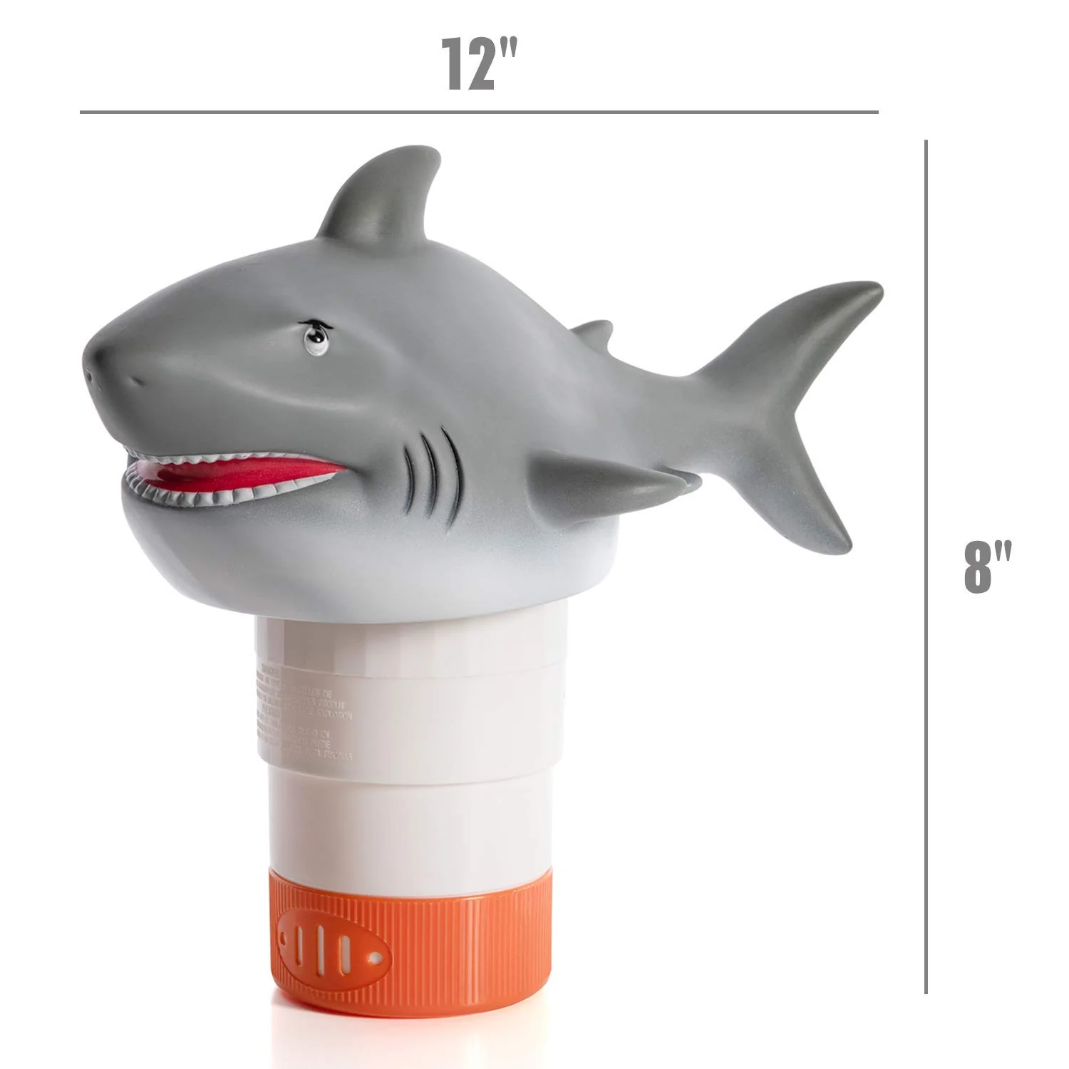 XY-WQ Chlorine Floater, Floating Pool Chlorine Dispenser (Shark), Fits 1 and 3 Inch Tablets for Large and Small Pools, Hot Tub, Spa - Image 6