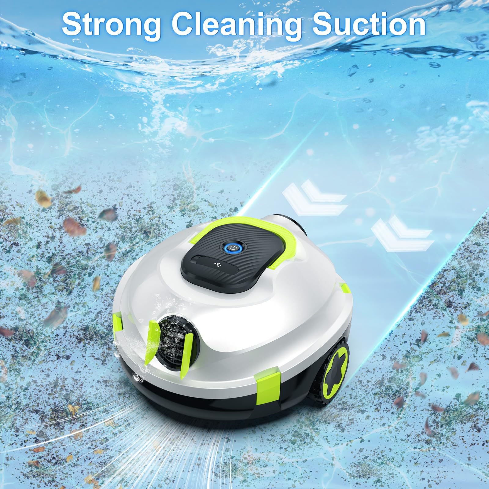 Y20 Cordless Robotic Pool Cleaner, Automatic Pool Vacuum for Above Ground & Inground Pool, 90 Min Runtime, Auto-Parking, Lightweight, Powerful Robot up to 1100 sq.ft - Image 8