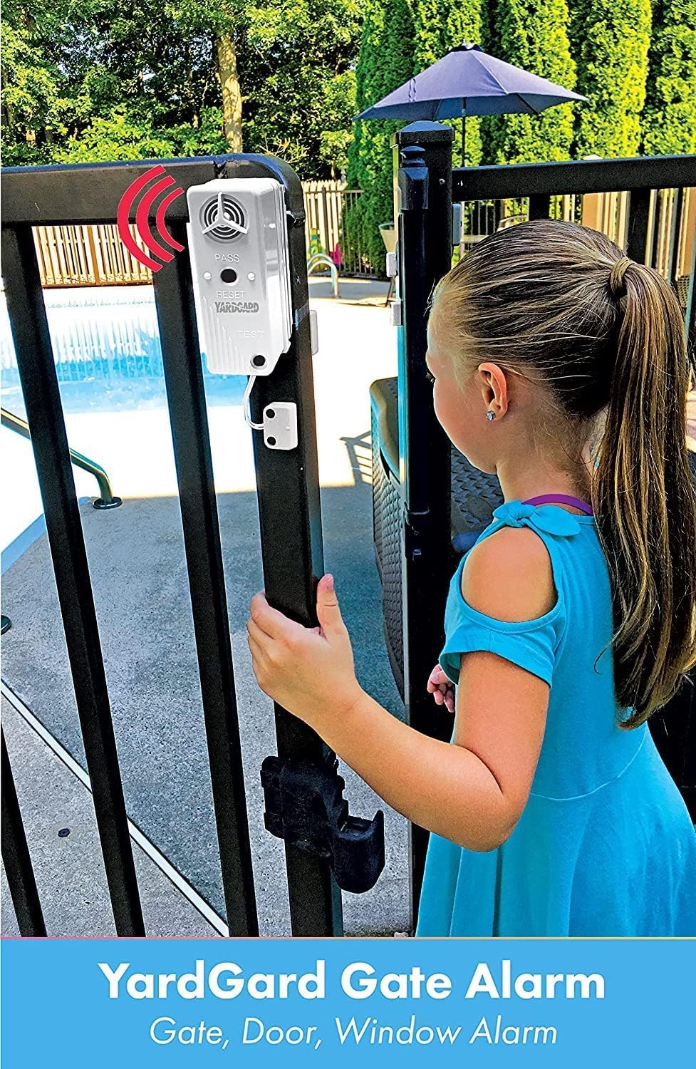 YardGard 2-Pack UL 2017 Compliant Wireless Pool Door Safety Alarm, Water-Resistant, ETL Certified, Easy Installation, Suitable for Pool Gates and Sliding Doors, 120dB Siren - Image 6