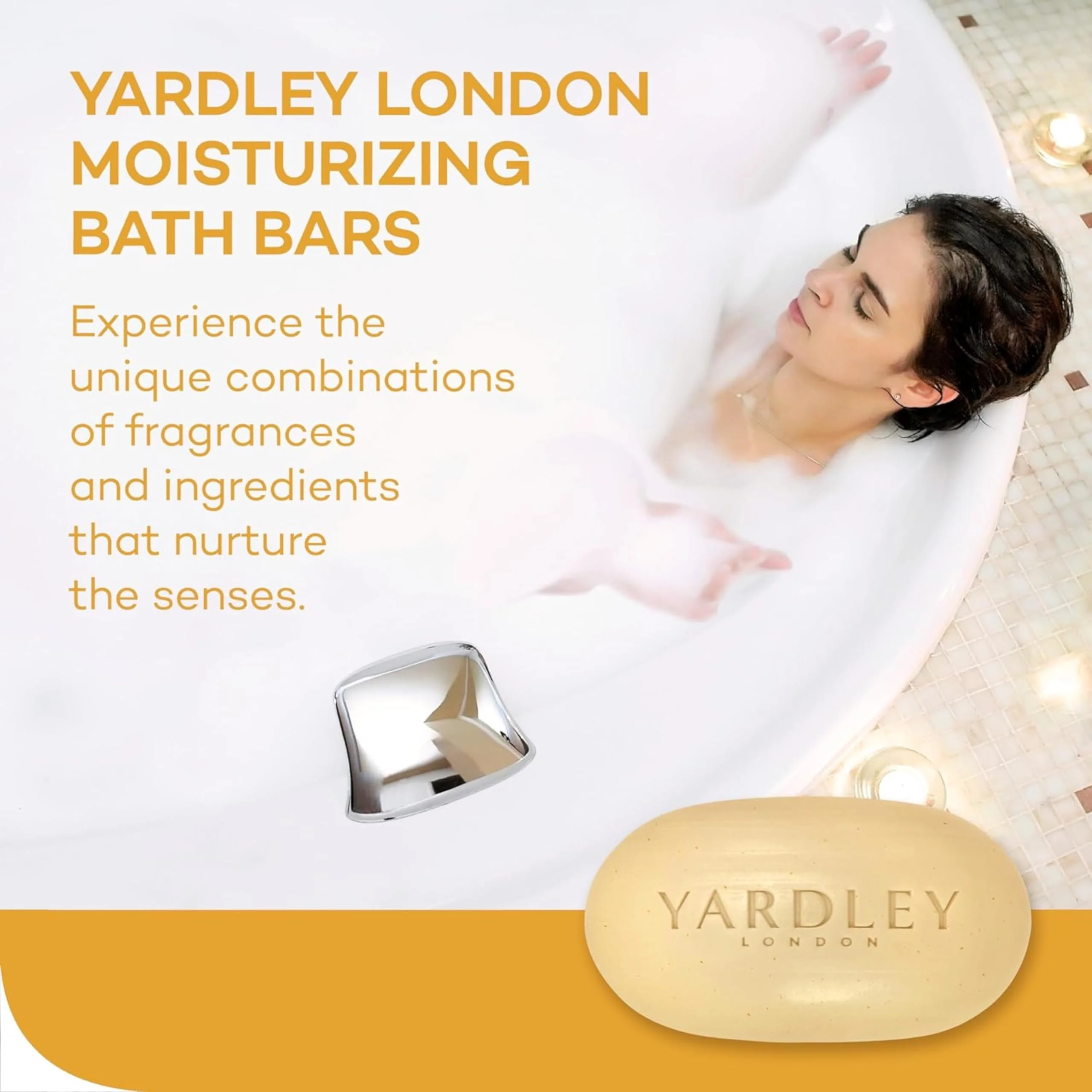 Yardley Oatmeal and Almond Naturally Moisturizing Bath Bar (Pack of 20) - Image 8