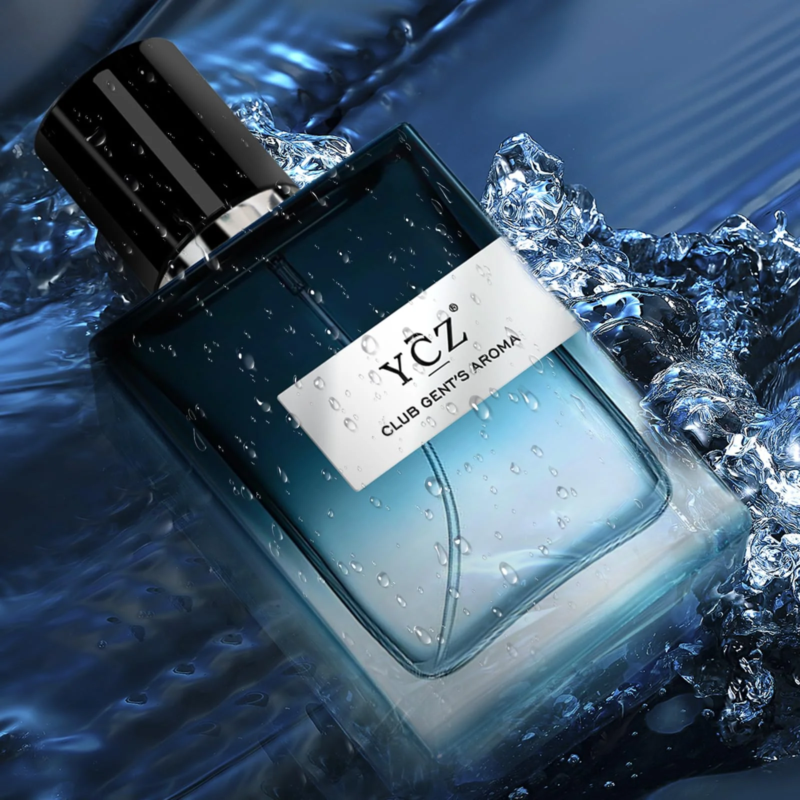 Ycz CLUB GENT'S AROMA Perfume Men, Eau de Parfum Spray, Nightclub Essential Long-Lasting Fragrance, Men's Cologne with Aromatic Woody Notes of Mint, Lemon, Special Occasions Daily Elegance - Image 2