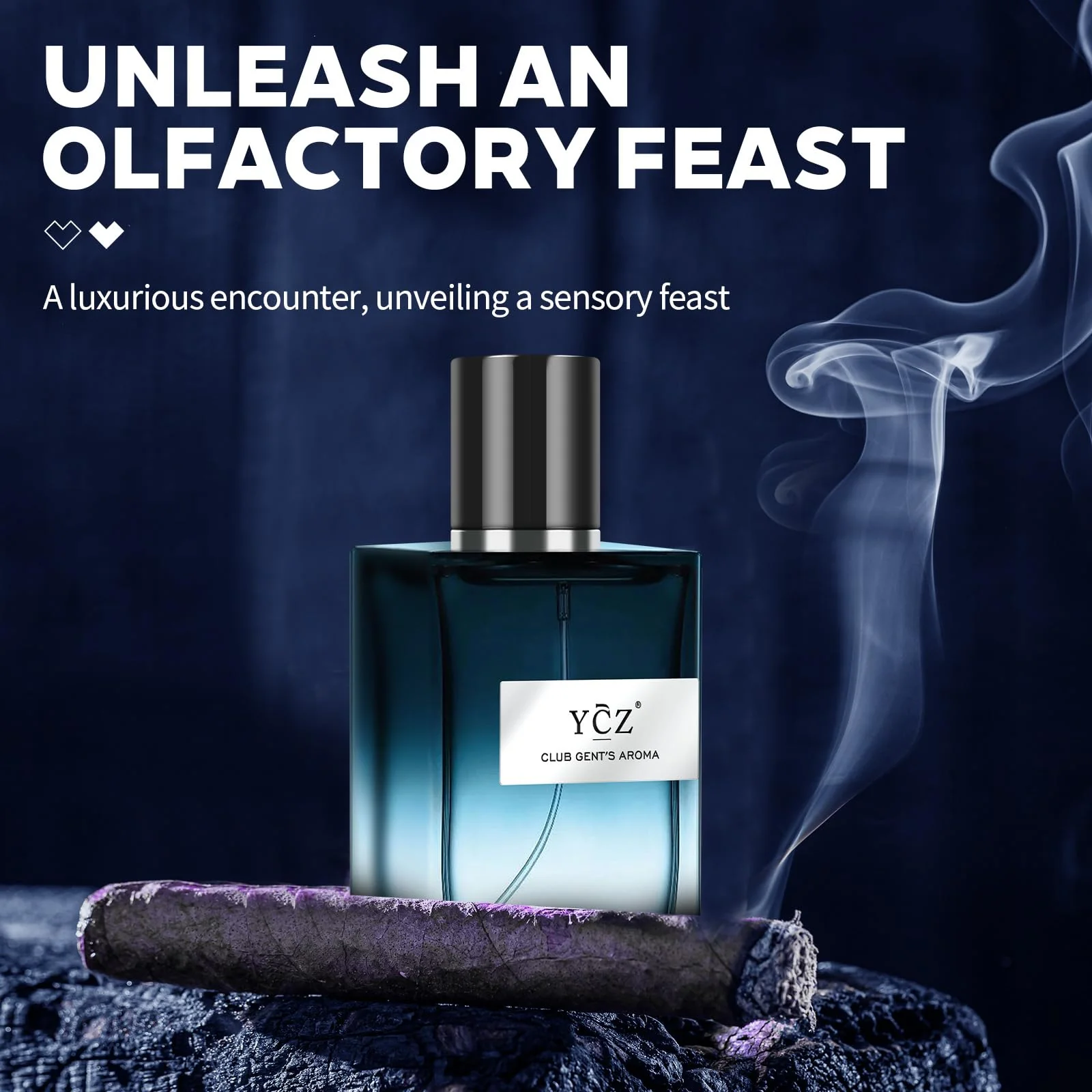 Ycz CLUB GENT'S AROMA Perfume Men, Eau de Parfum Spray, Nightclub Essential Long-Lasting Fragrance, Men's Cologne with Aromatic Woody Notes of Mint, Lemon, Special Occasions Daily Elegance - Image 8
