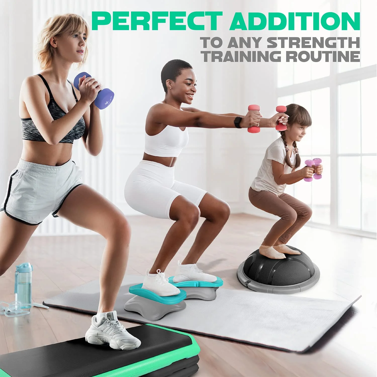 Yes4All 5 lbs Dumbbells Neoprene with Non Slip Grip ��� Great for Total Body Workout ��� Total Weight: 10 lbs (Set of 2) - Image 3