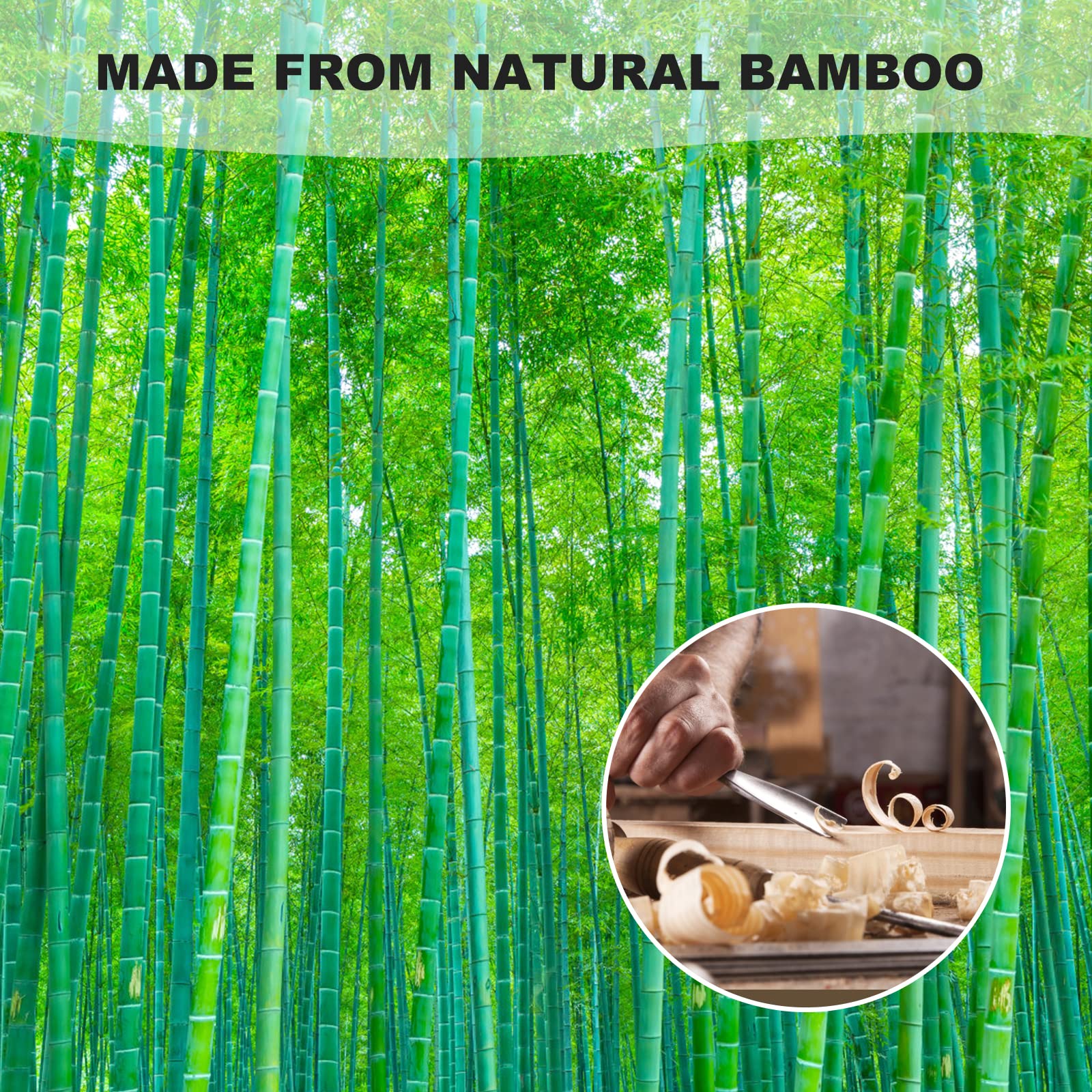 YIMICOO 2 Pack Wooden Bamboo Back Scratcher, 17 Inch Long Handle Back Scratchers for Adults Men Women, with Beautiful Gift Packaging - Image 4